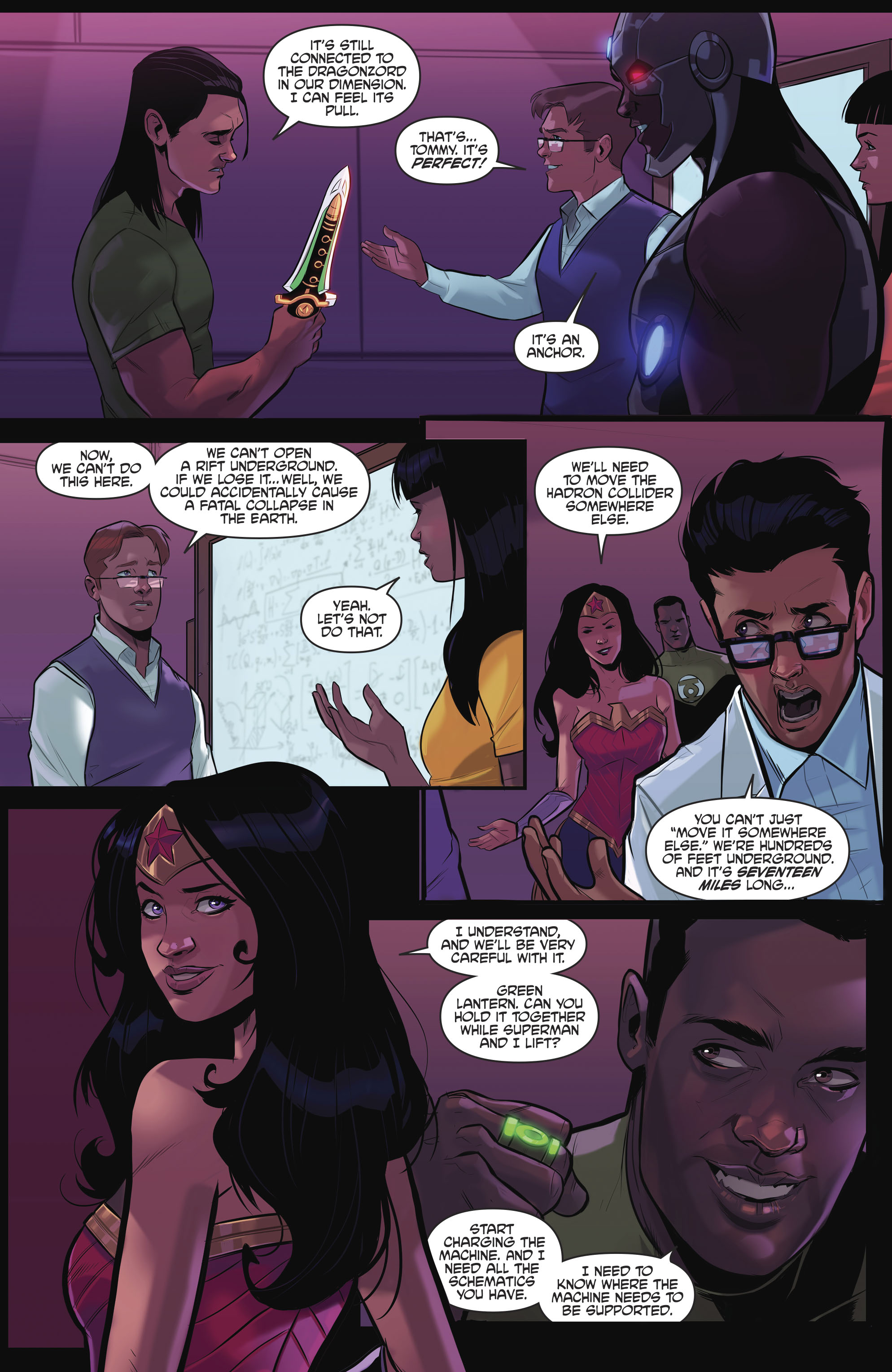 Read online Justice League/Mighty Morphin' Power Rangers comic -  Issue #4 - 5