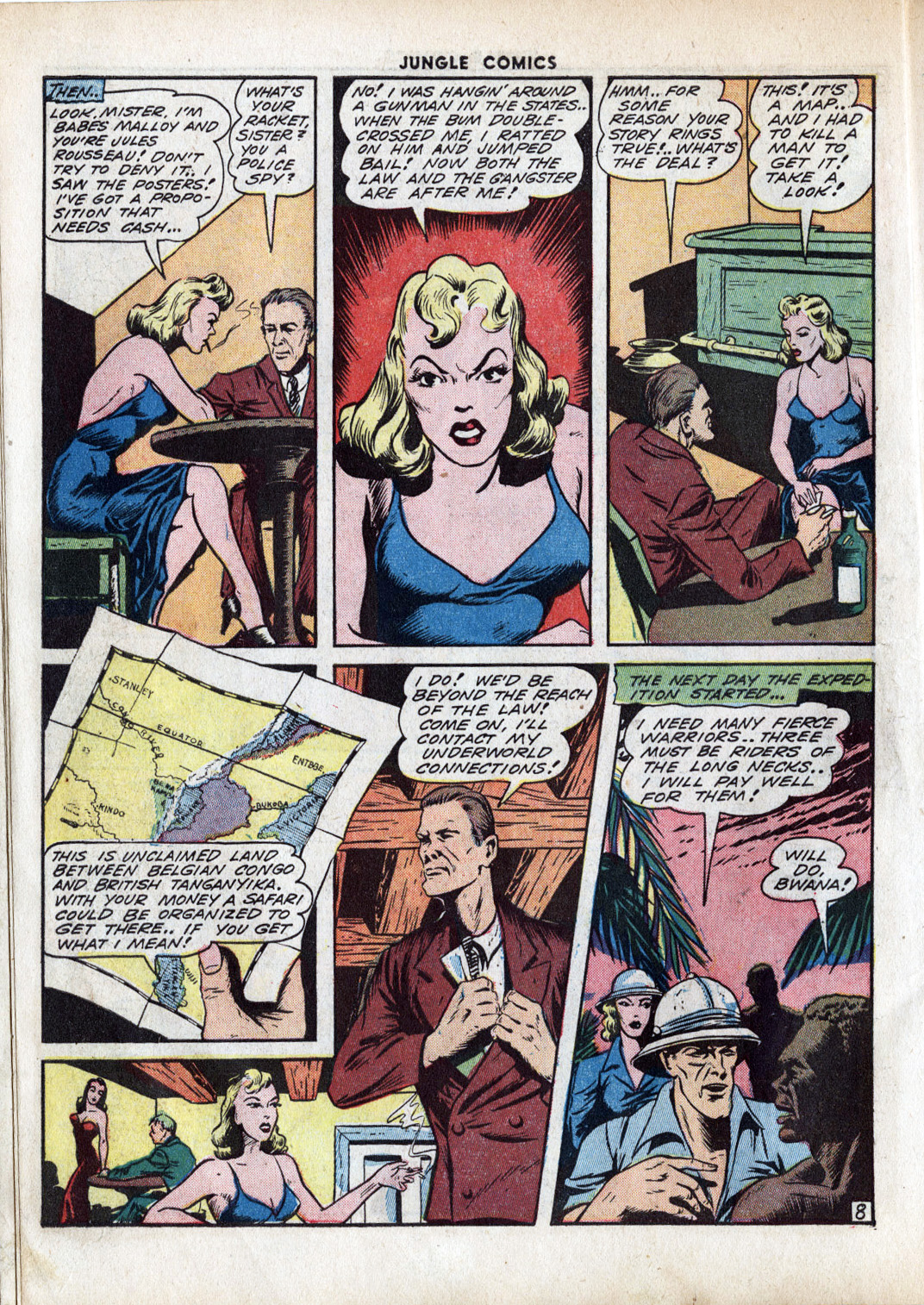 Read online Jungle Comics comic -  Issue #49 - 10
