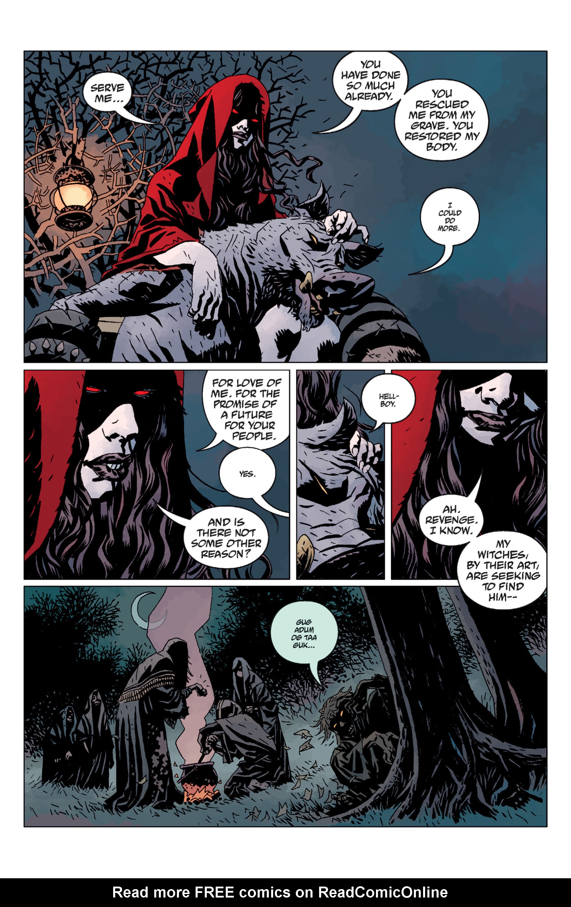 Read online Hellboy comic -  Issue #9 - 97