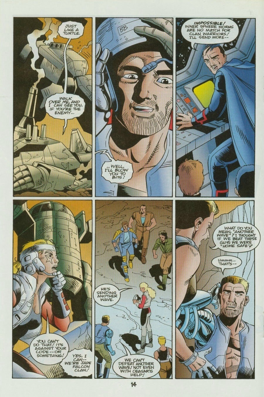 Read online Battletech: Fallout comic -  Issue #4 - 17