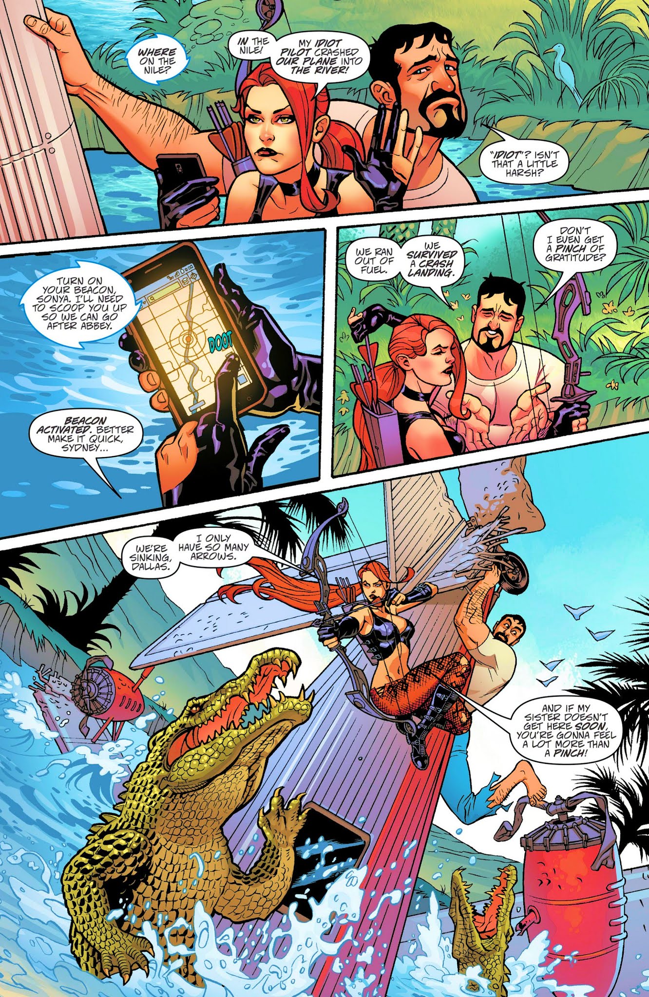 Read online Danger Girl: Trinity comic -  Issue #4 - 11