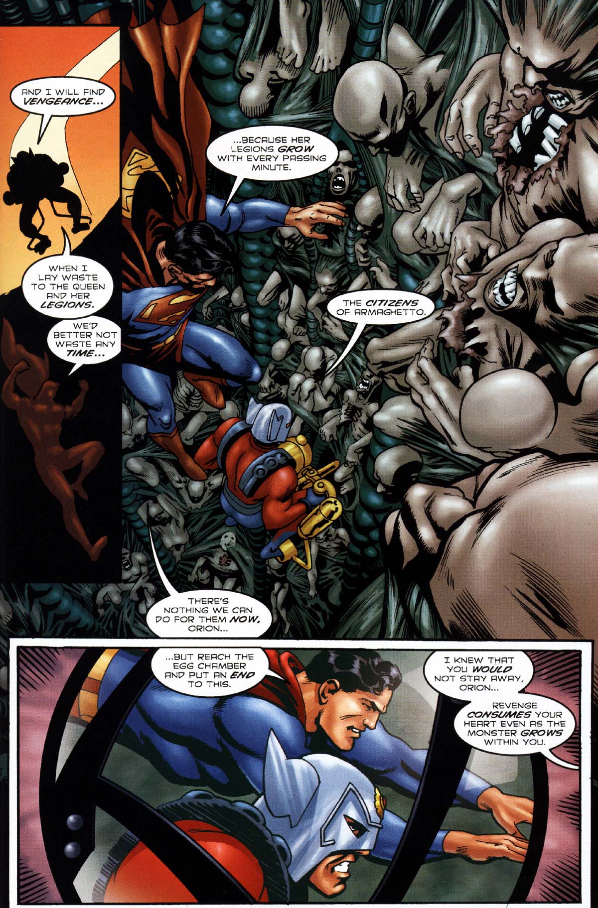 Read online Superman/Aliens 2: God War comic -  Issue #3 - 25