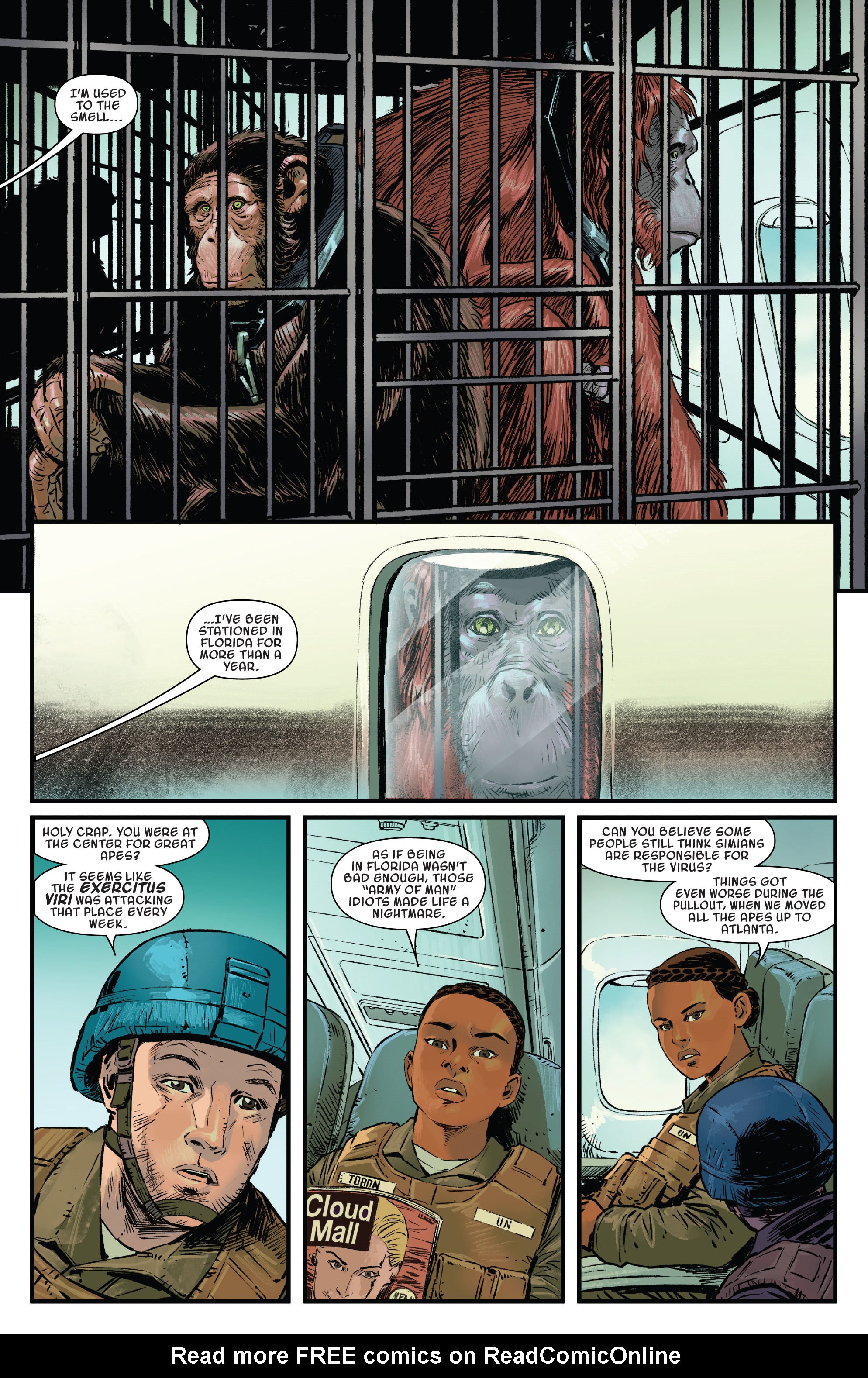 Read online Planet of the Apes (2023) comic -  Issue #1 - 8