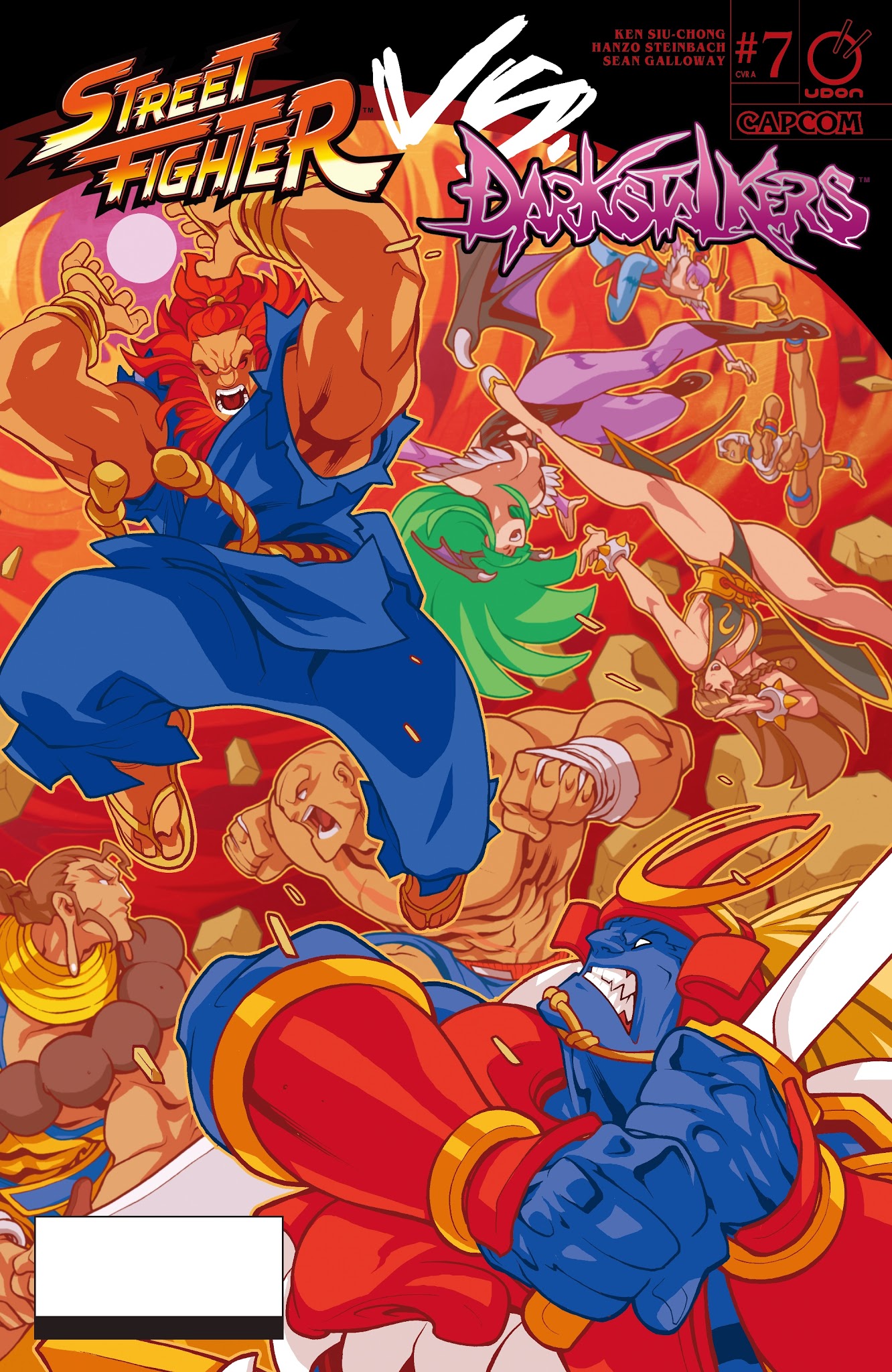Read online Street Fighter VS Darkstalkers comic -  Issue #7 - 1
