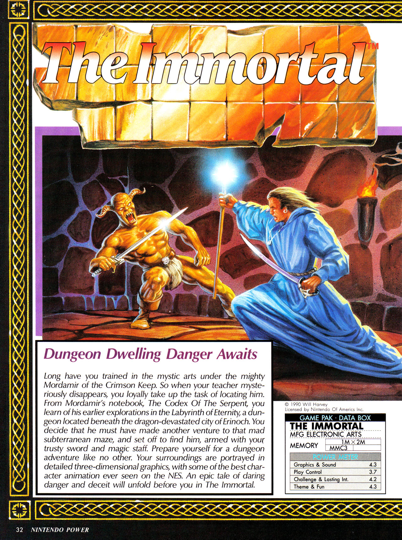 Read online Nintendo Power comic -  Issue #20 - 33