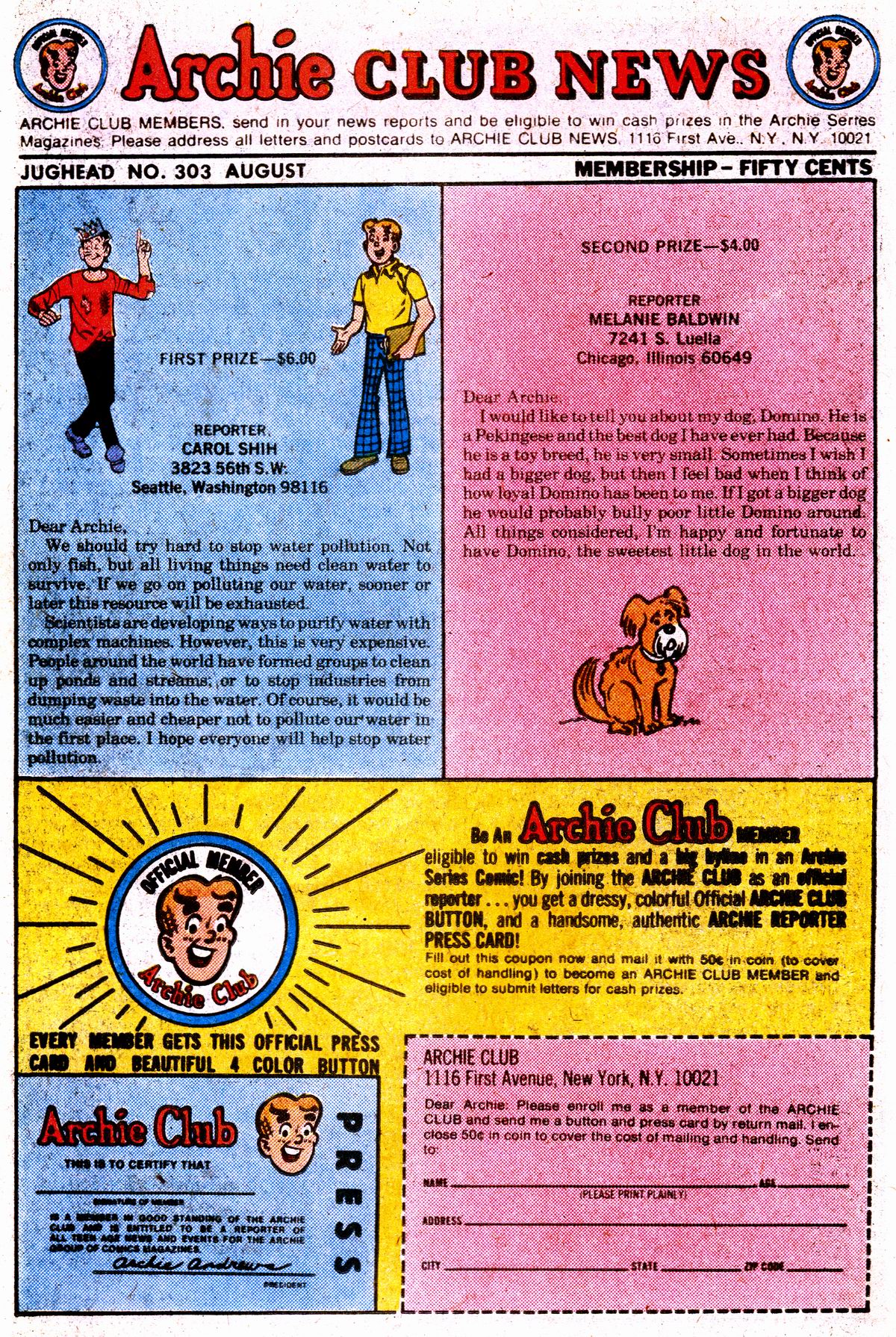 Read online Jughead (1965) comic -  Issue #303 - 21