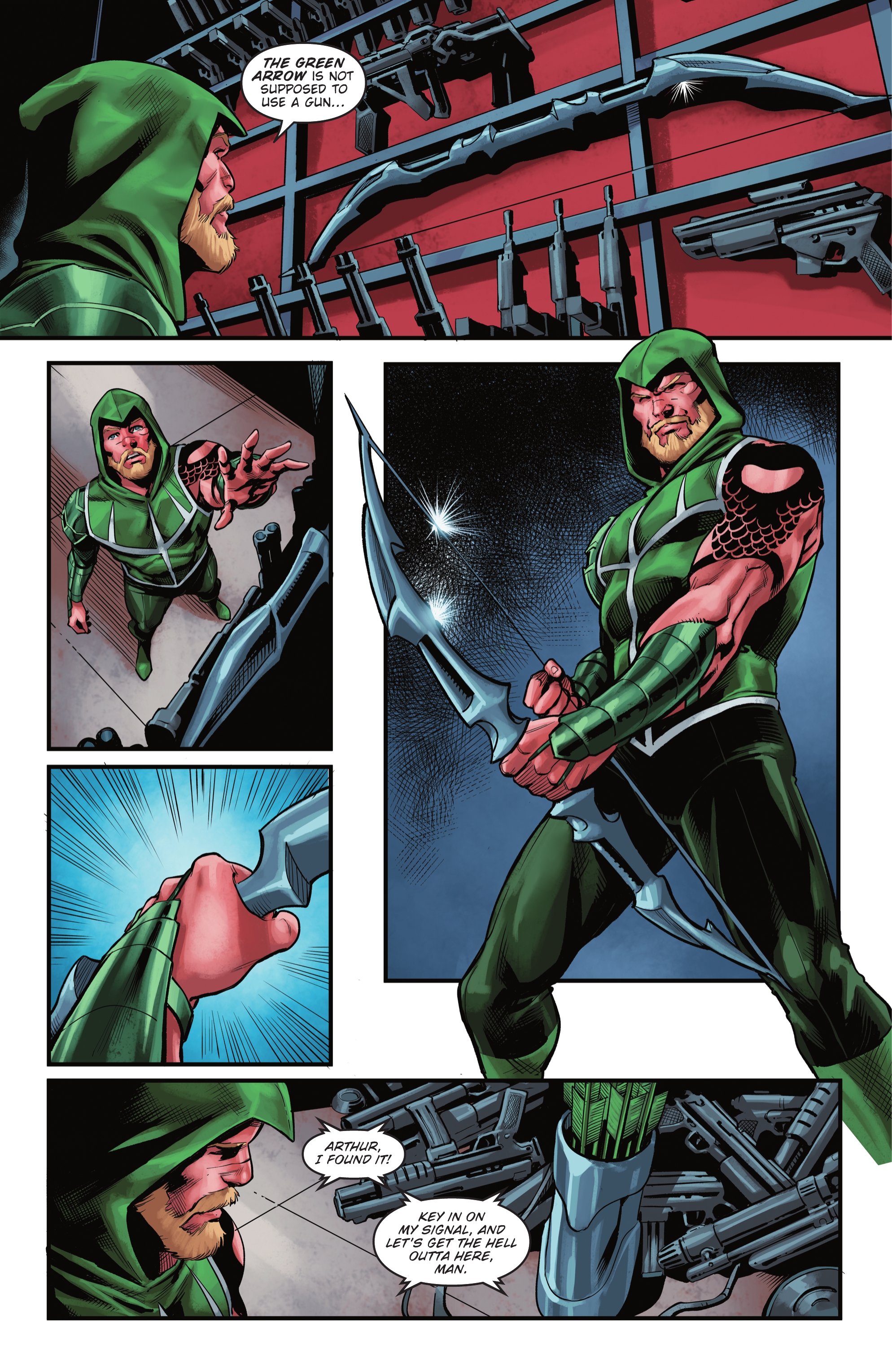 Read online Aquaman/Green Arrow - Deep Target comic -  Issue #4 - 10