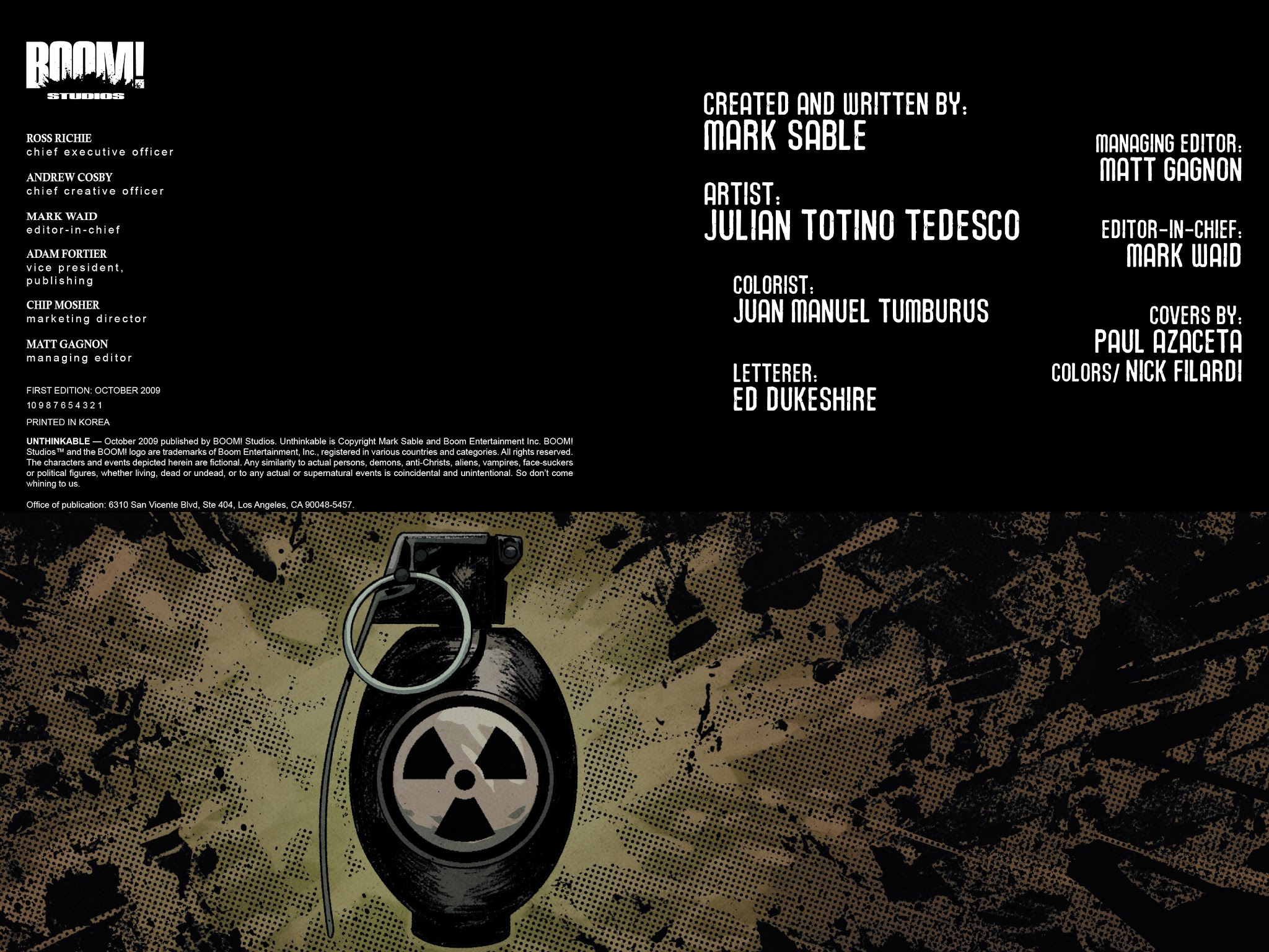 Read online Unthinkable comic -  Issue # TPB - 4