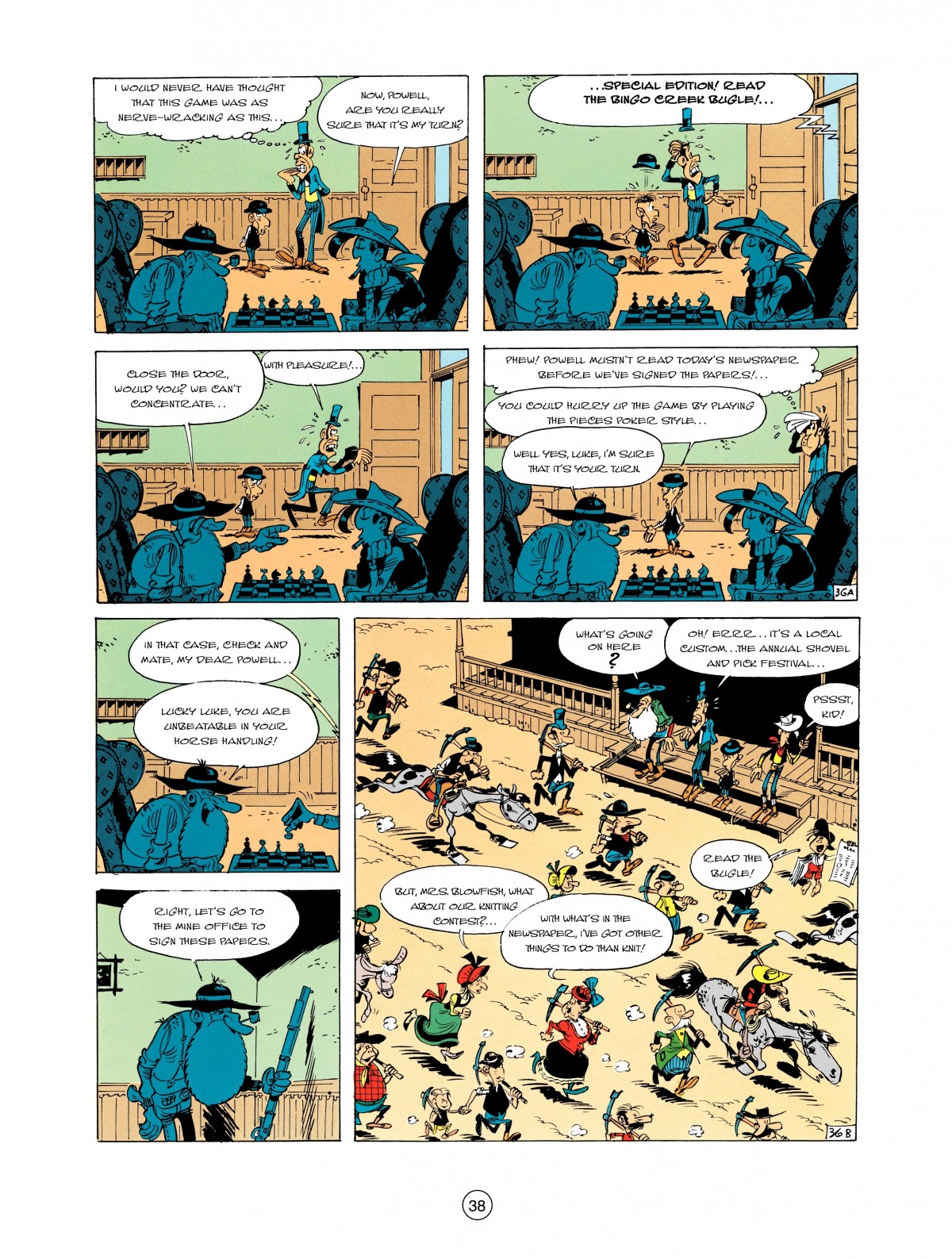 Read online A Lucky Luke Adventure comic -  Issue #2 - 40