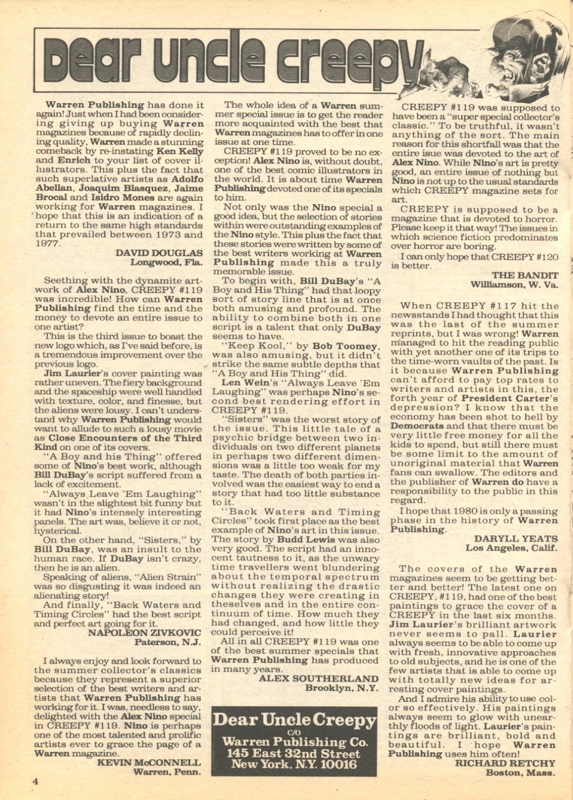 Creepy (1964) Issue #122 #122 - English 4 Creepy (1964) Issue #122 #122 - English 4