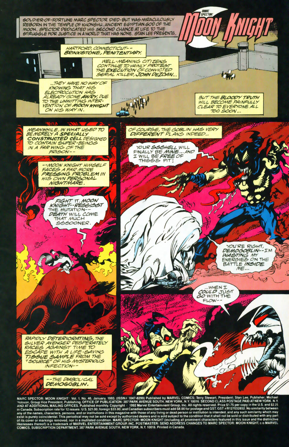 Read online Marc Spector: Moon Knight comic -  Issue #46 - 3