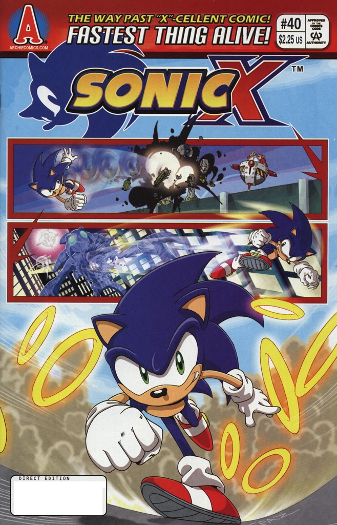 Read online Sonic X comic -  Issue #40 - 1