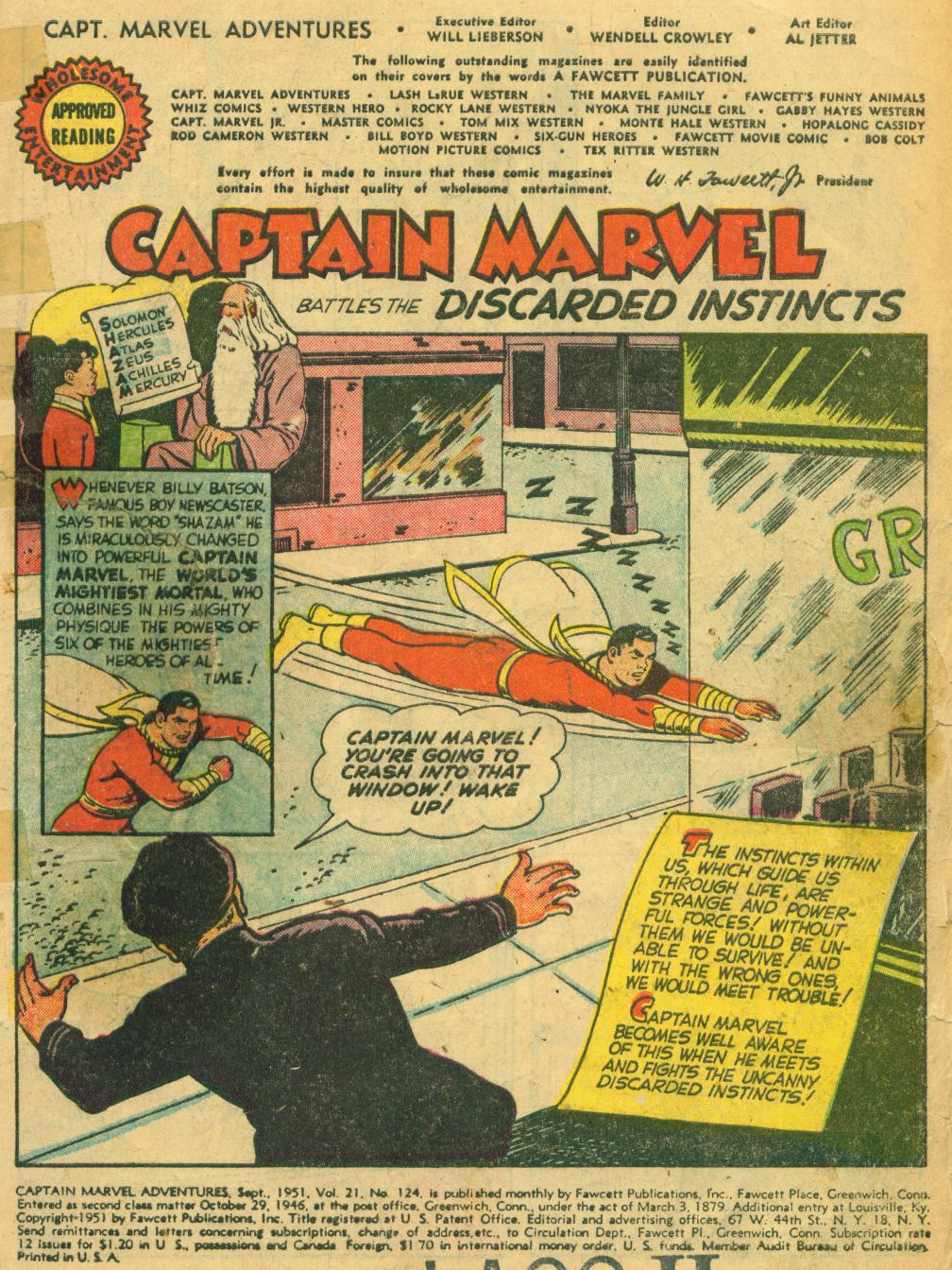 Read online Captain Marvel Adventures comic -  Issue #124 - 3