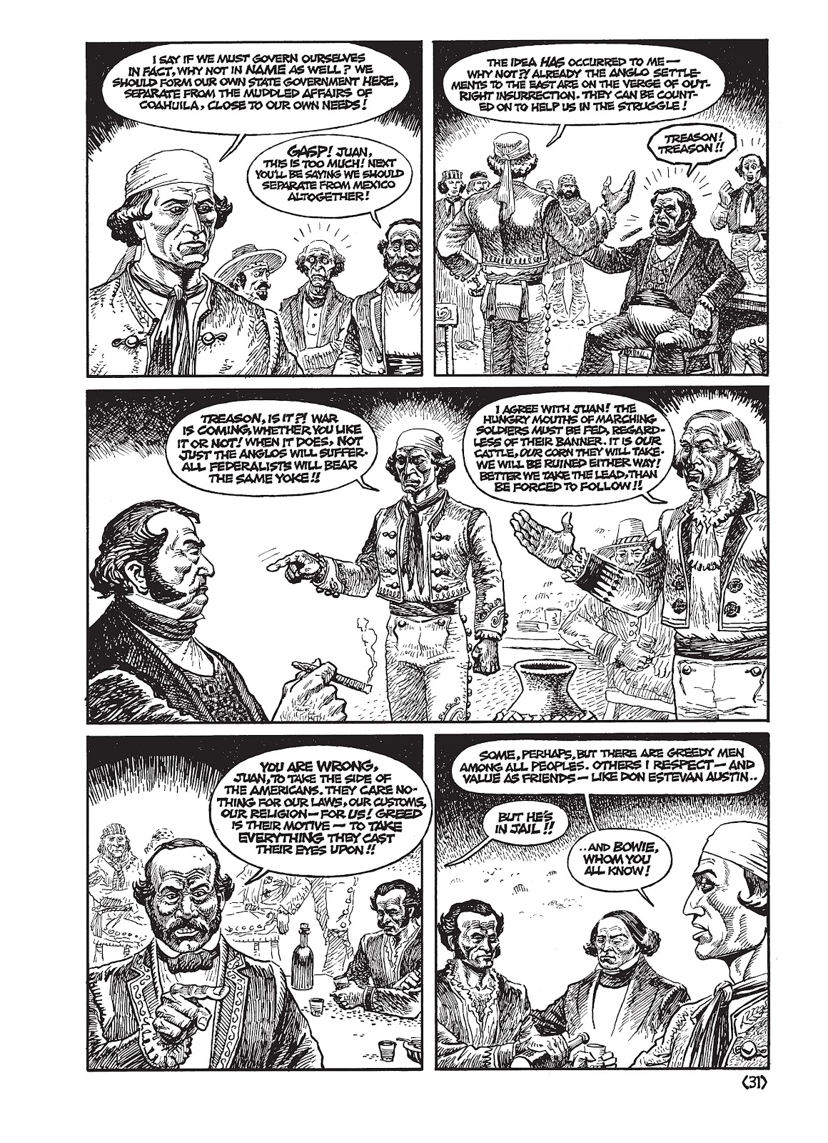 Jack Jackson's American History: Los Tejanos and Lost Cause issue TPB (Part 1) - Page 35