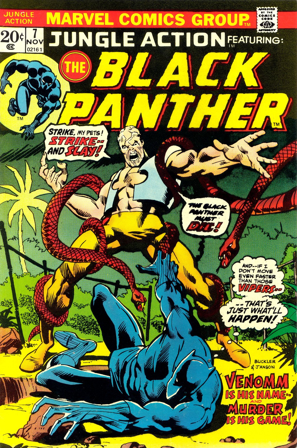 Read online Jungle Action (1972) comic -  Issue #7 - 1