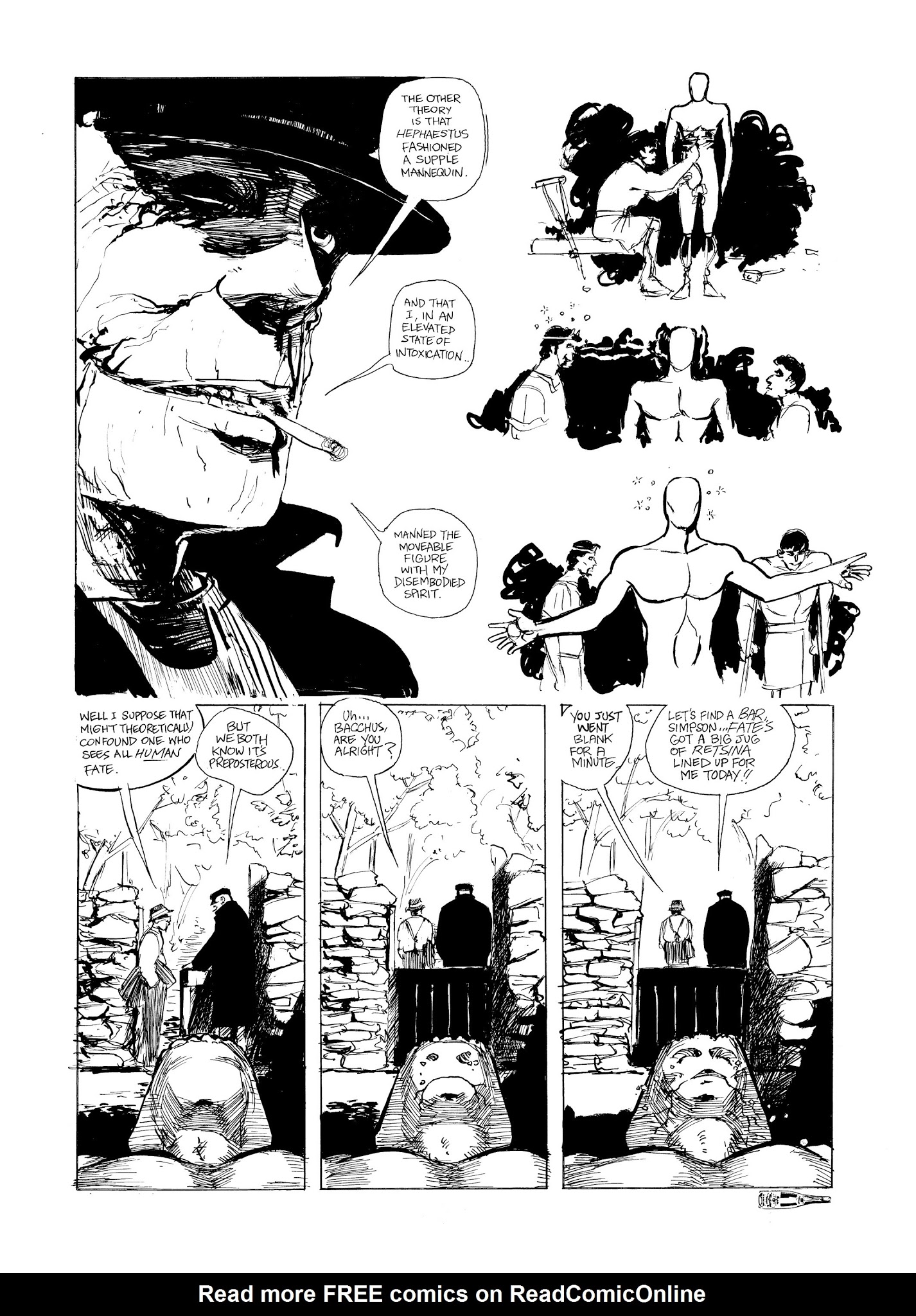 Read online Eddie Campbell's Bacchus comic -  Issue # TPB 2 - 142