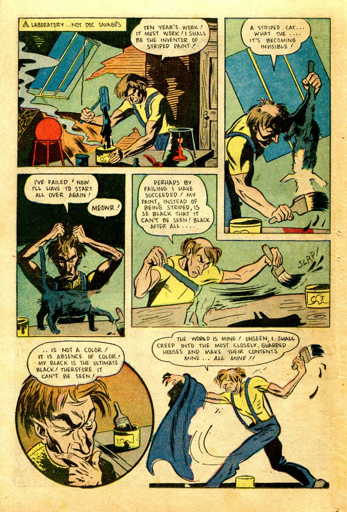 Read online Shadow Comics comic -  Issue #43 - 44