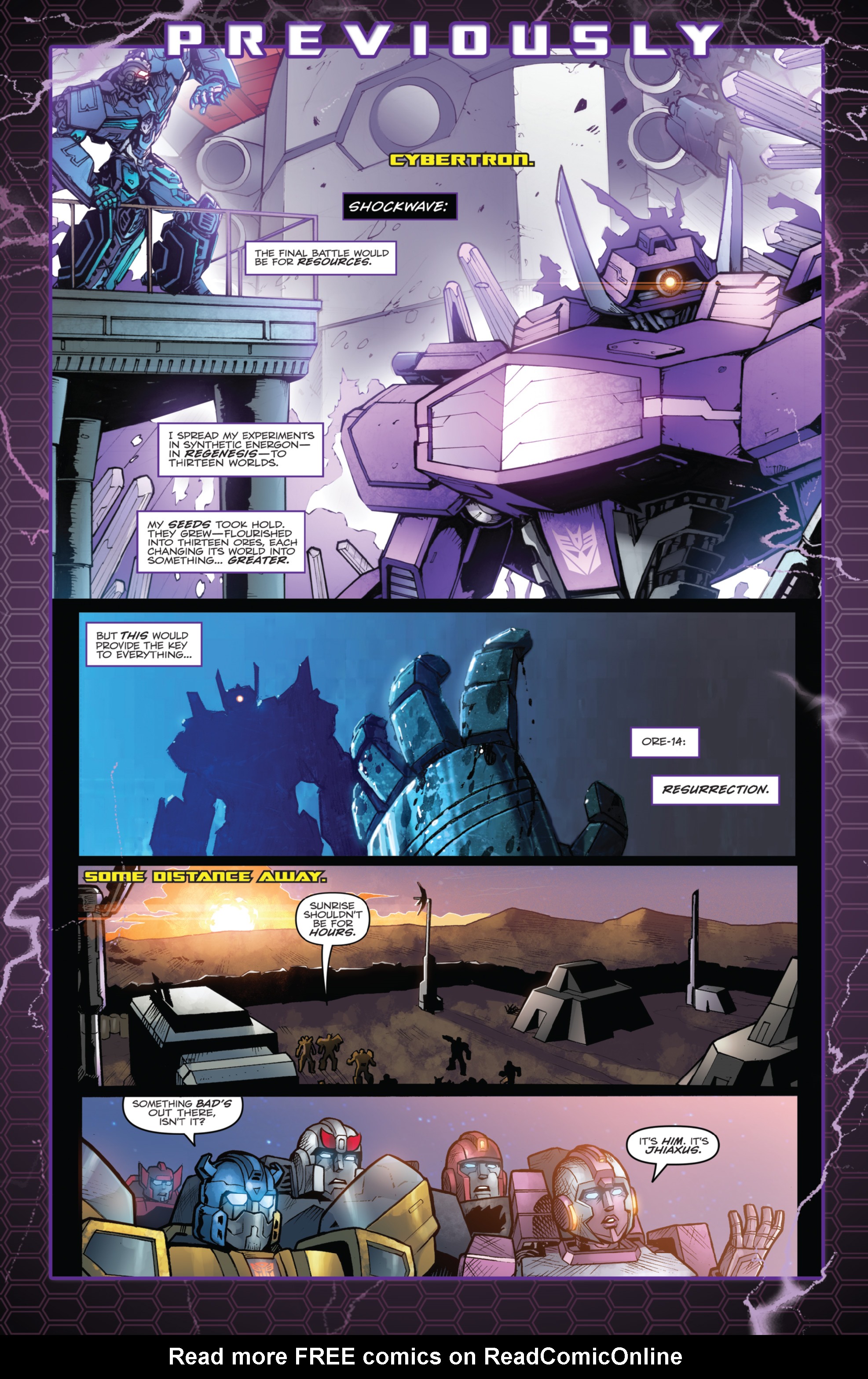 Read online The Transformers: Dark Cybertron comic -  Issue # Full - 5