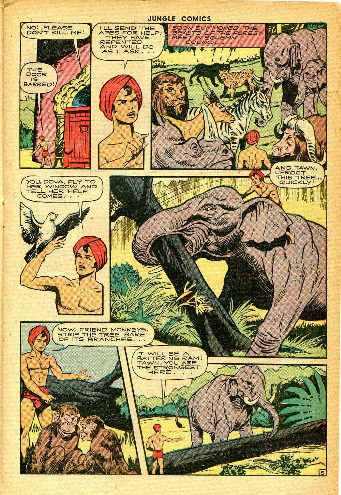 Read online Jungle Comics comic -  Issue #66 - 19