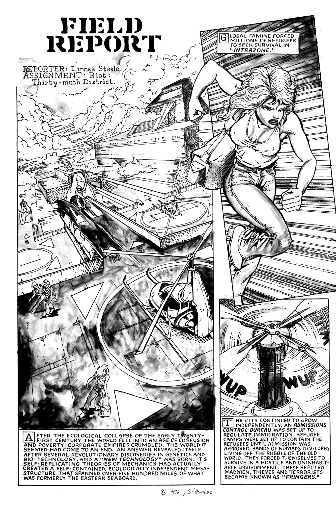 Read online Intrazone comic -  Issue #1 - 3