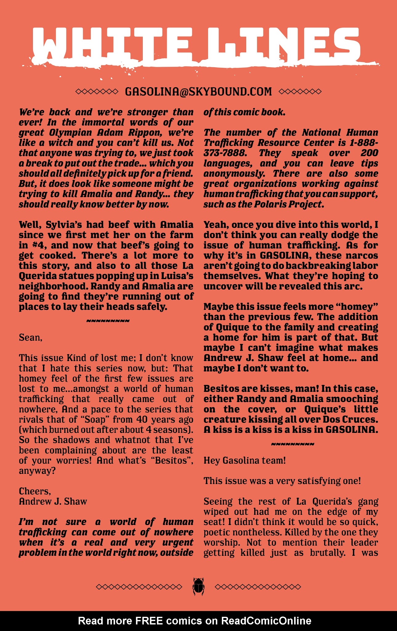 Read online Gasolina comic -  Issue #7 - 23