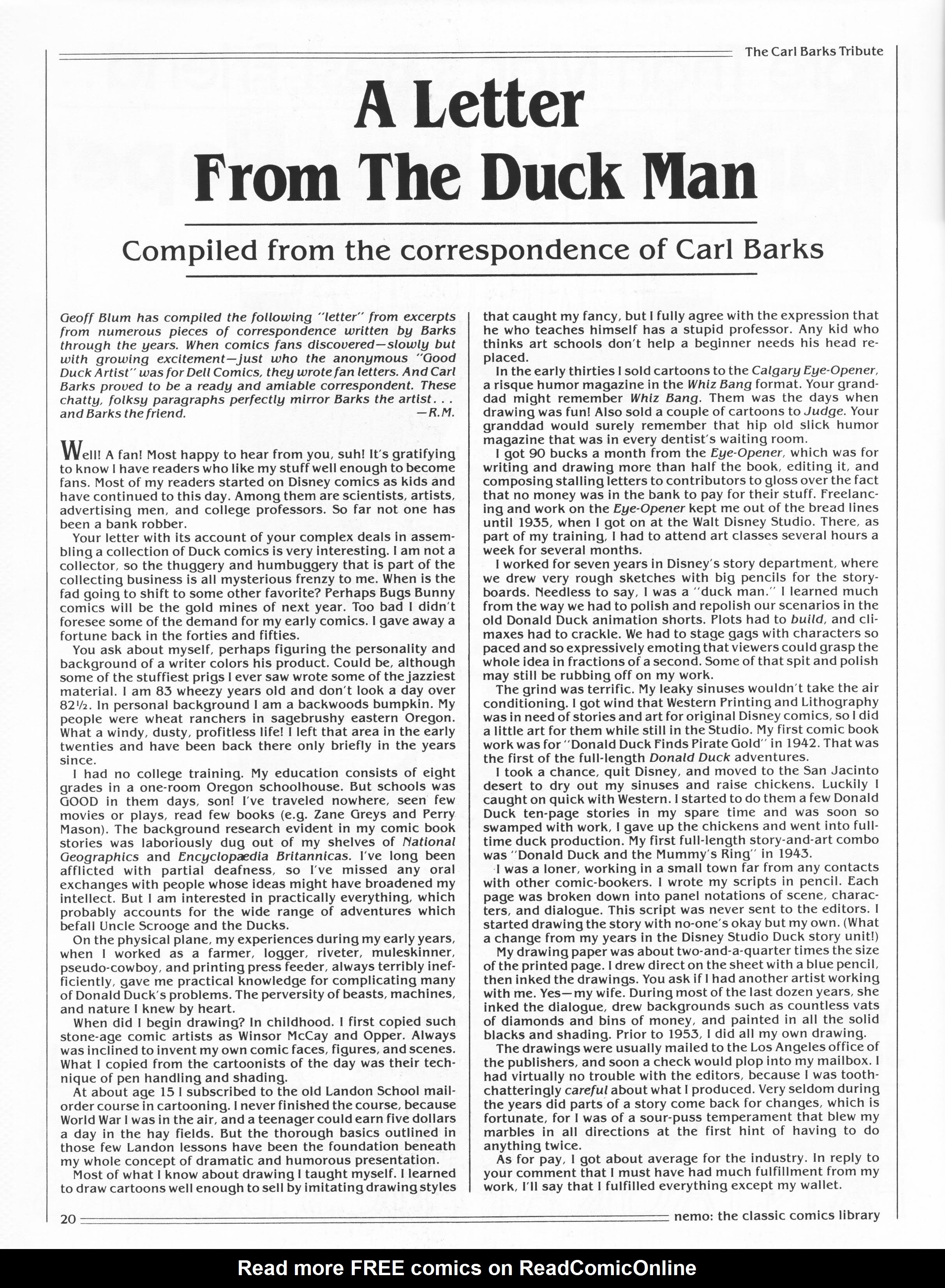 Read online Nemo: The Classic Comics Library comic -  Issue #7 - 20