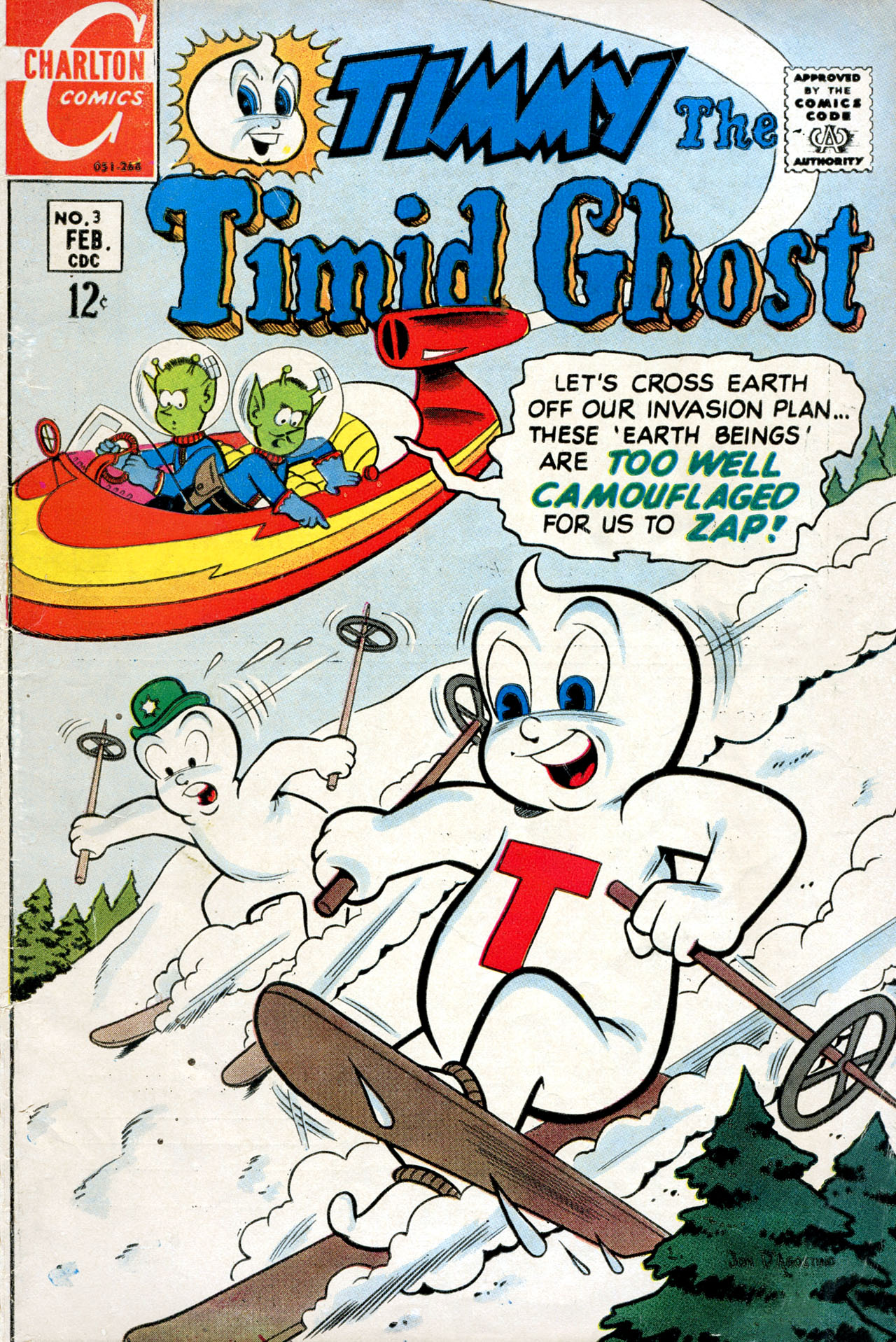 Read online Timmy the Timid Ghost comic -  Issue #3 - 1