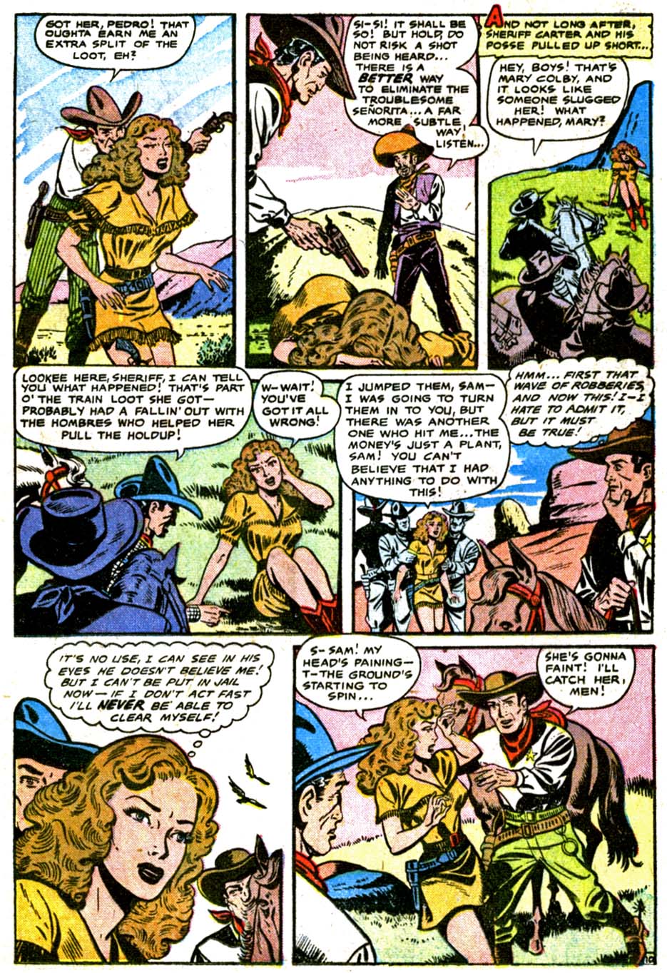 Read online Cowgirl Romances (1950) comic -  Issue #3 - 18