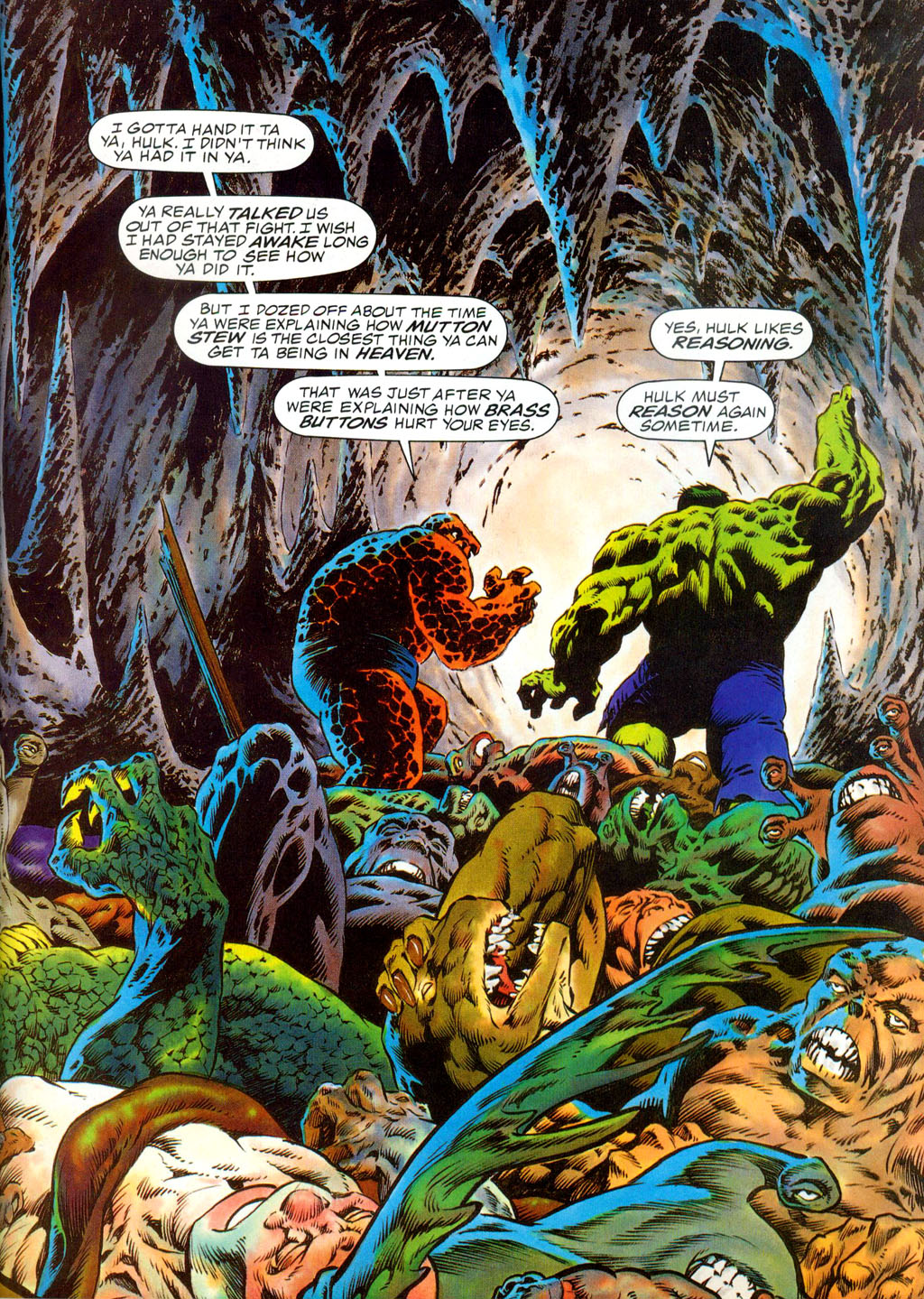 Read online Marvel Graphic Novel comic -  Issue #29 - Hulk & Thing - The Big Change - 48