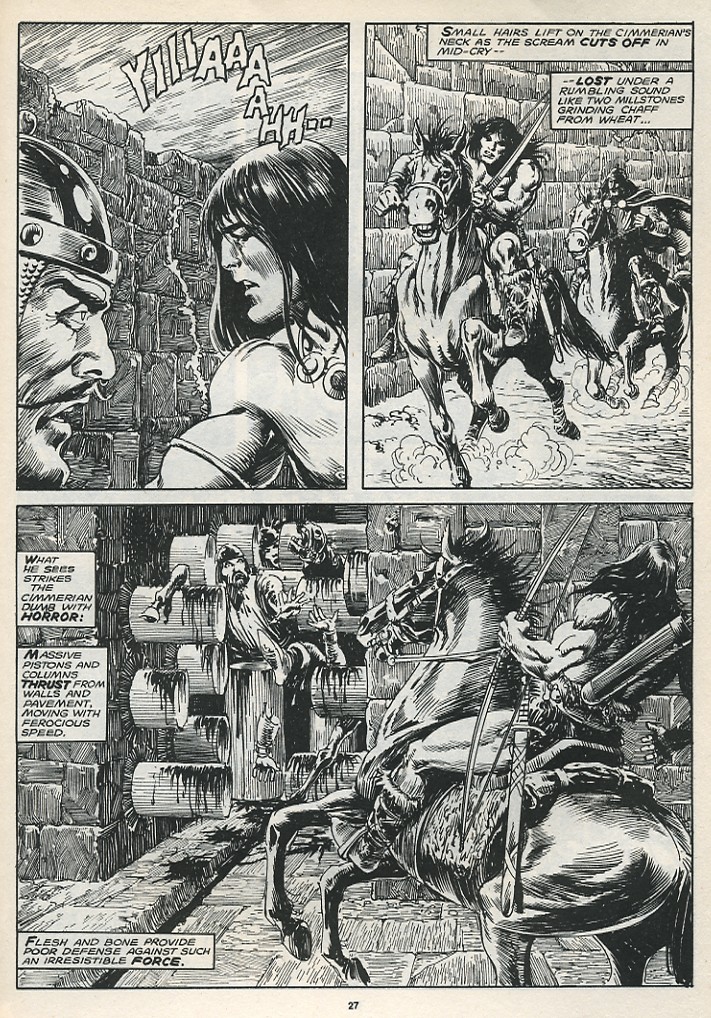 Read online The Savage Sword Of Conan comic -  Issue #174 - 29
