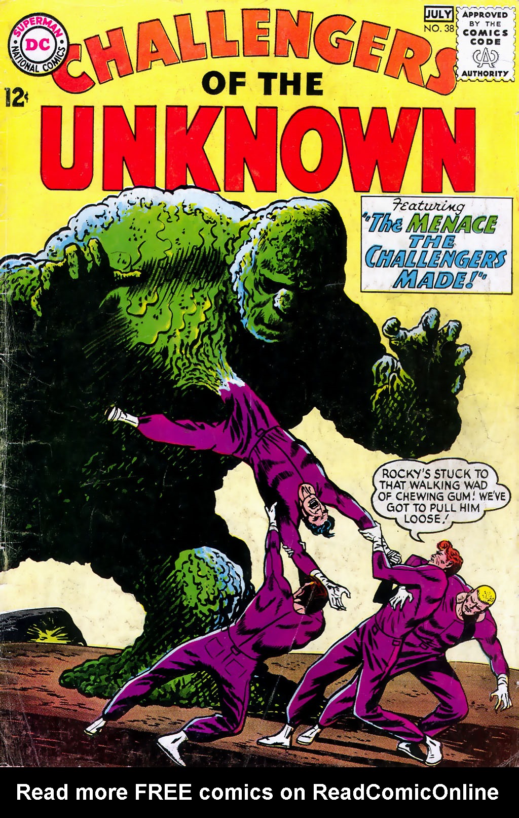 Read online Challengers of the Unknown (1958) comic -  Issue #38 - 1