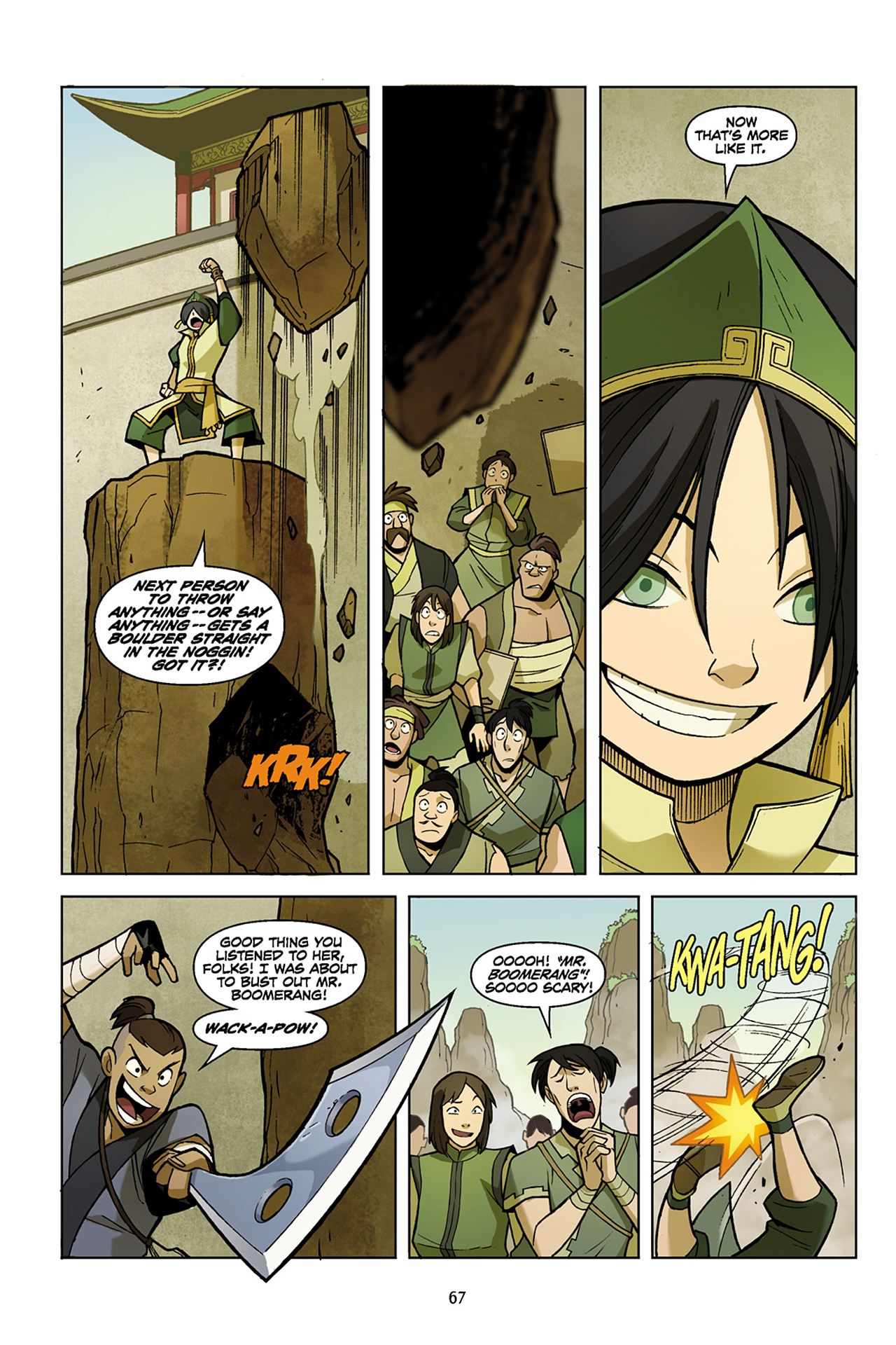 Read online Nickelodeon Avatar: The Last Airbender - The Promise comic -  Issue # Part 1 - 68