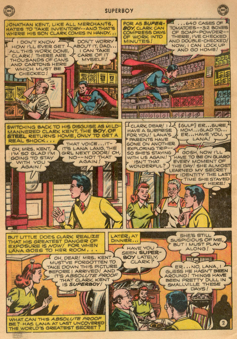 Read online Superboy (1949) comic -  Issue #11 - 3