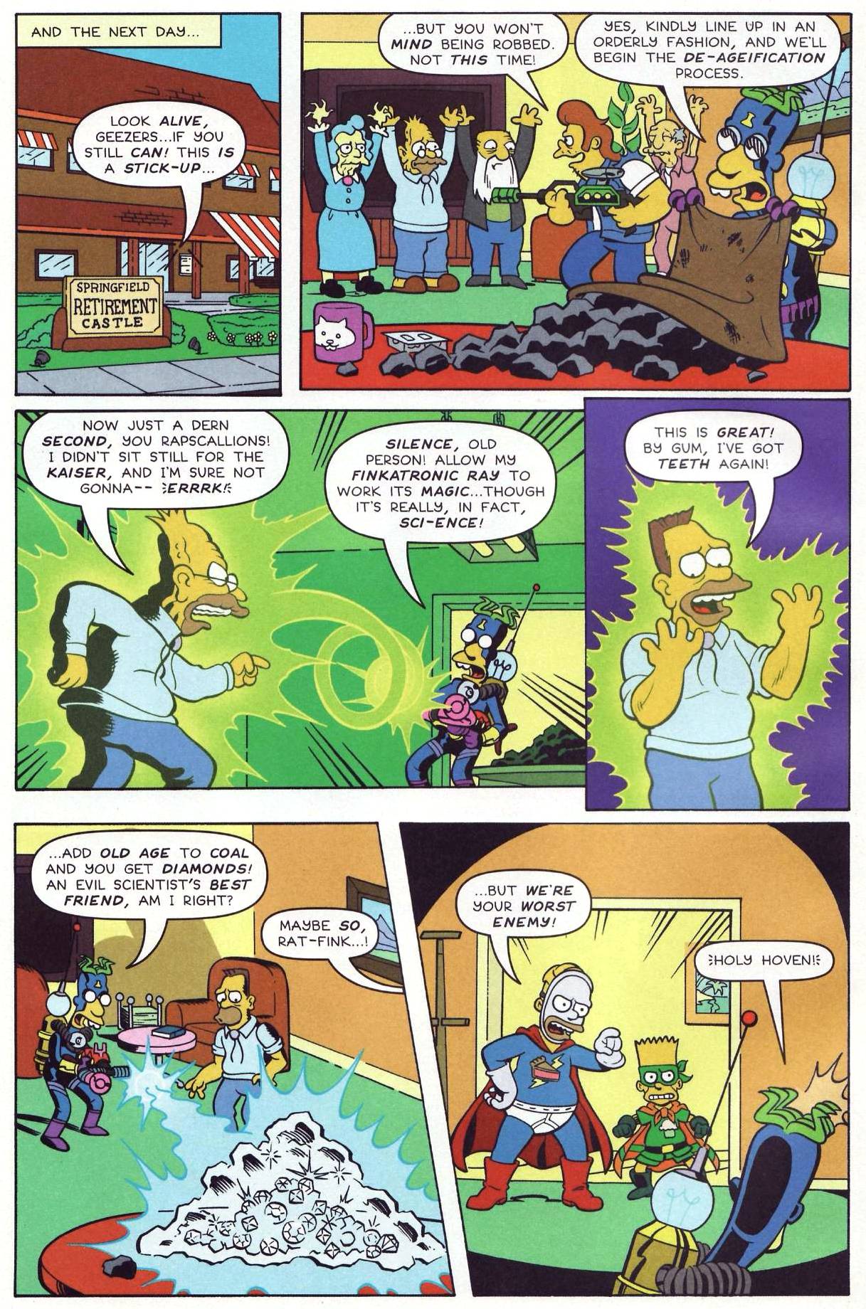 Read online Bongo Comics Presents Simpsons Super Spectacular comic -  Issue #5 - 14