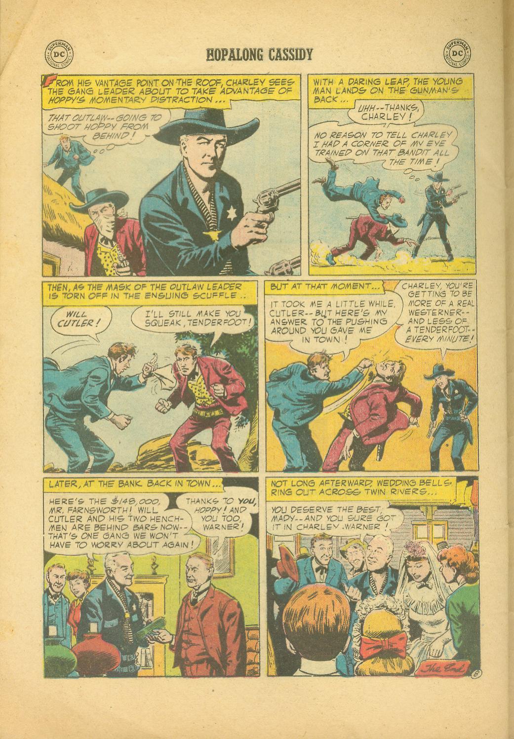 Read online Hopalong Cassidy comic -  Issue #106 - 32