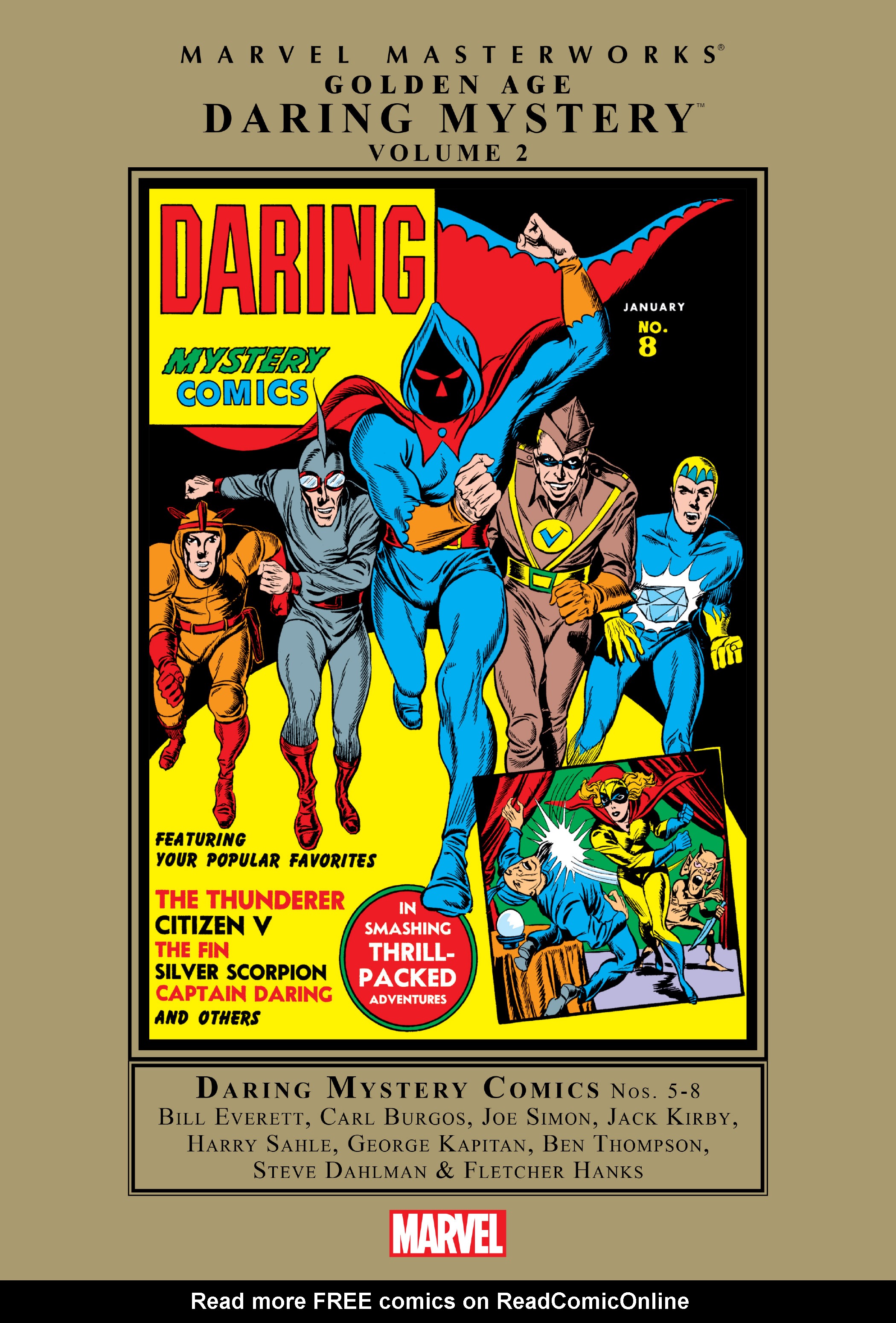 Read online Daring Mystery Comics comic -  Issue # _Marvel Masterworks - Golden Age Daring Mystery 2 (Part 1) - 1