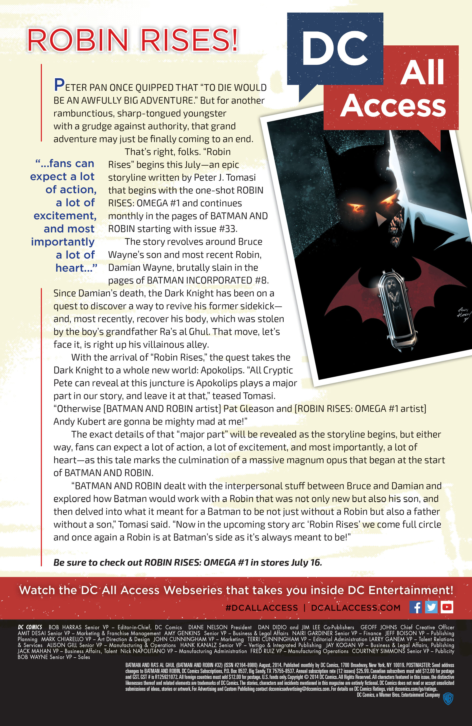 Read online Batman and Robin (2011) comic -  Issue #32 - Batman and Ra's al Ghul - 22
