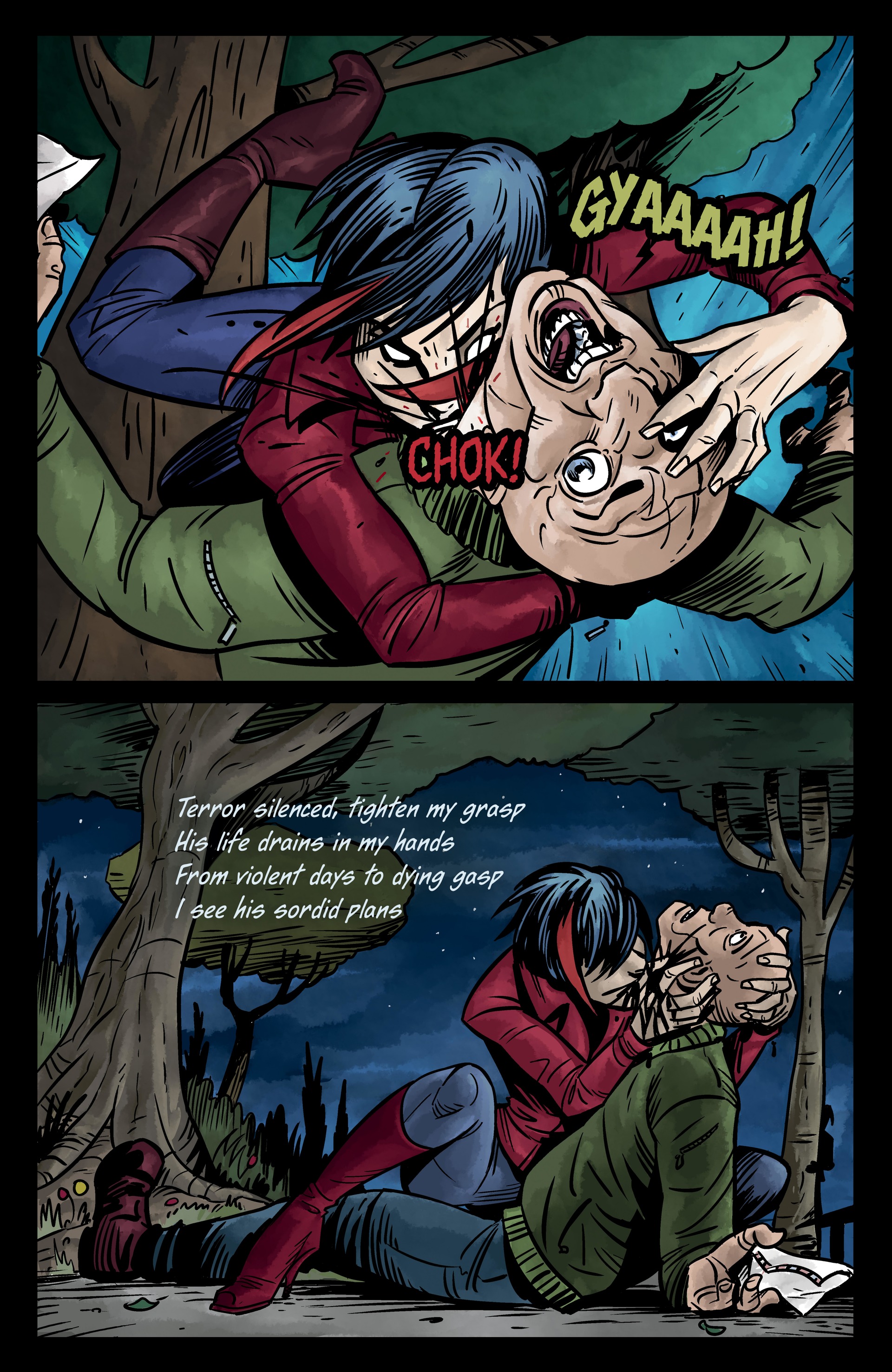 Read online GirlFIEND in Paris: A Bloodthirsty Bedtime Story comic -  Issue # TPB - 23