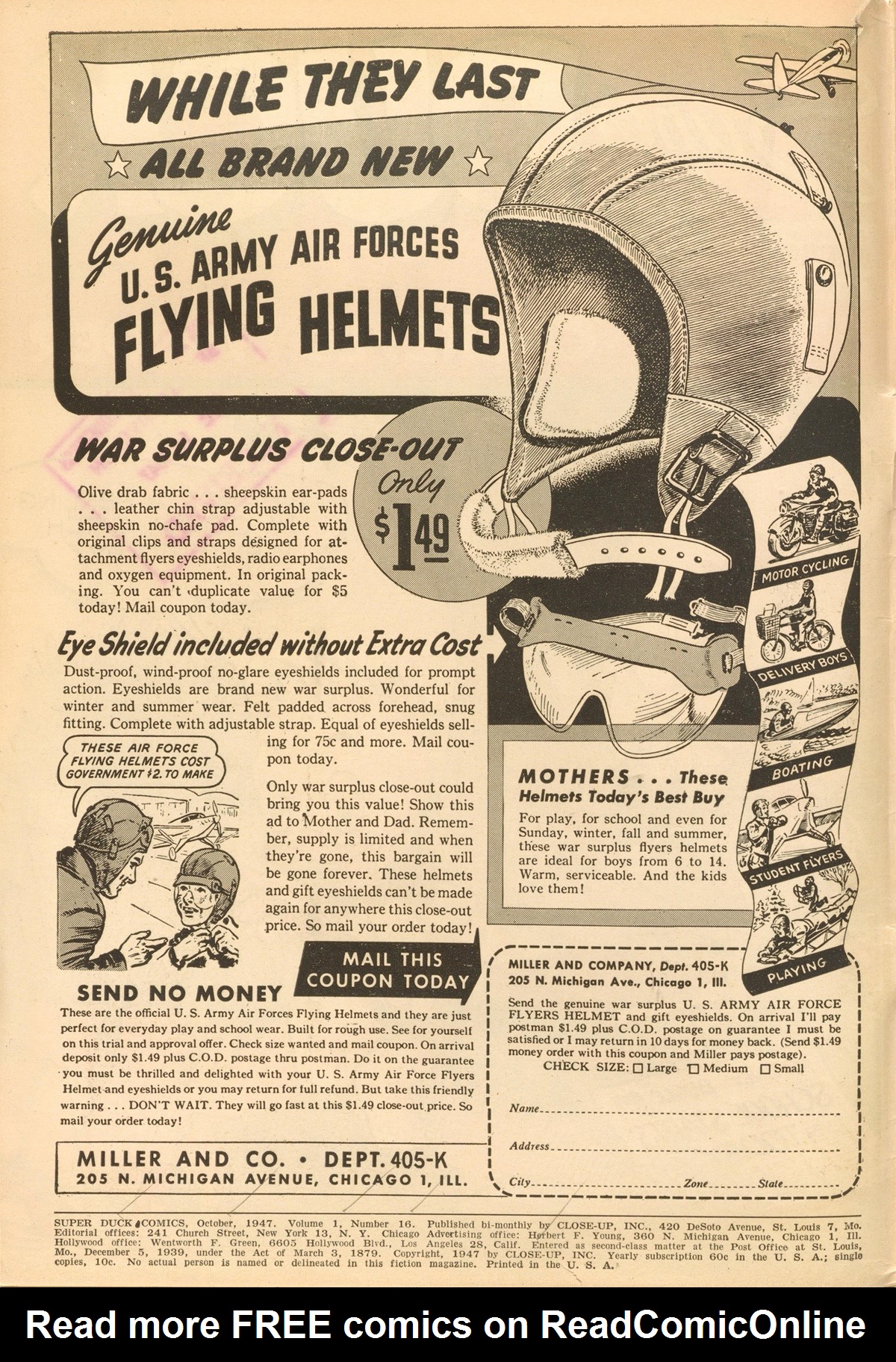 Read online Super Duck Comics comic -  Issue #16 - 2