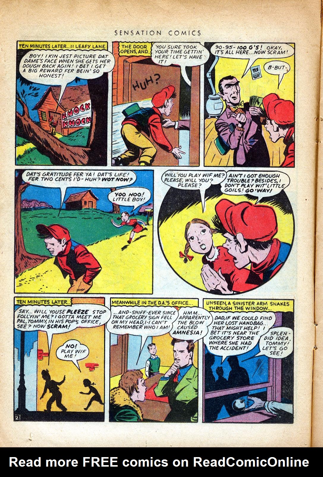 Read online Sensation (Mystery) Comics comic -  Issue #37 - 18