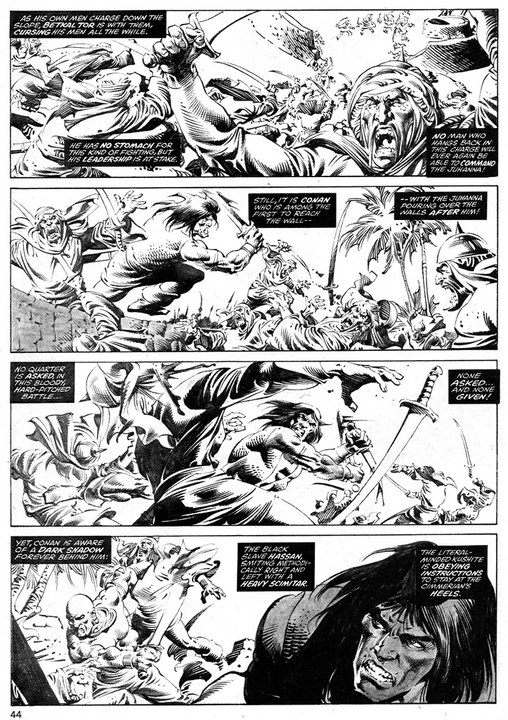 Read online The Savage Sword Of Conan comic -  Issue #37 - 44