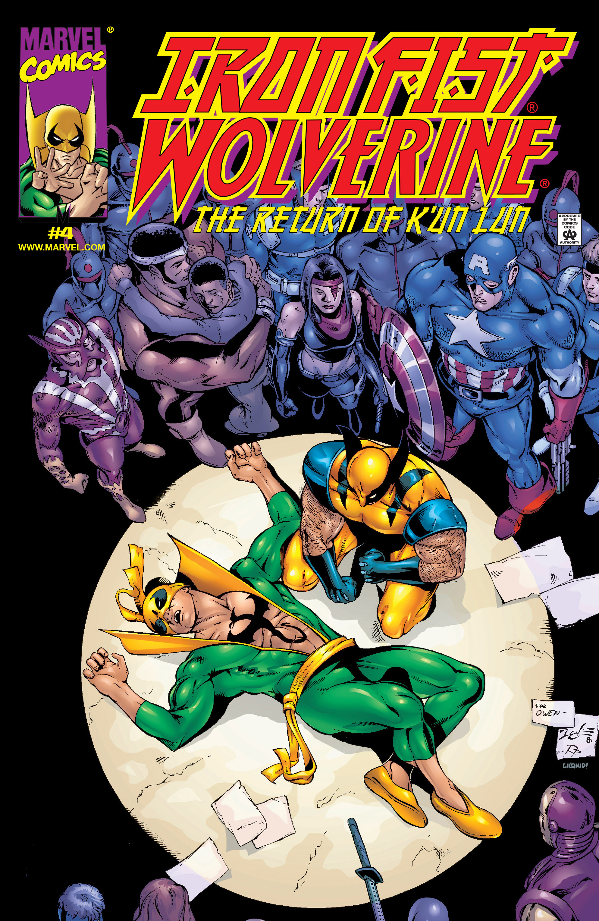 Read online Iron Fist: The Return of K'un Lun comic -  Issue # TPB - 189