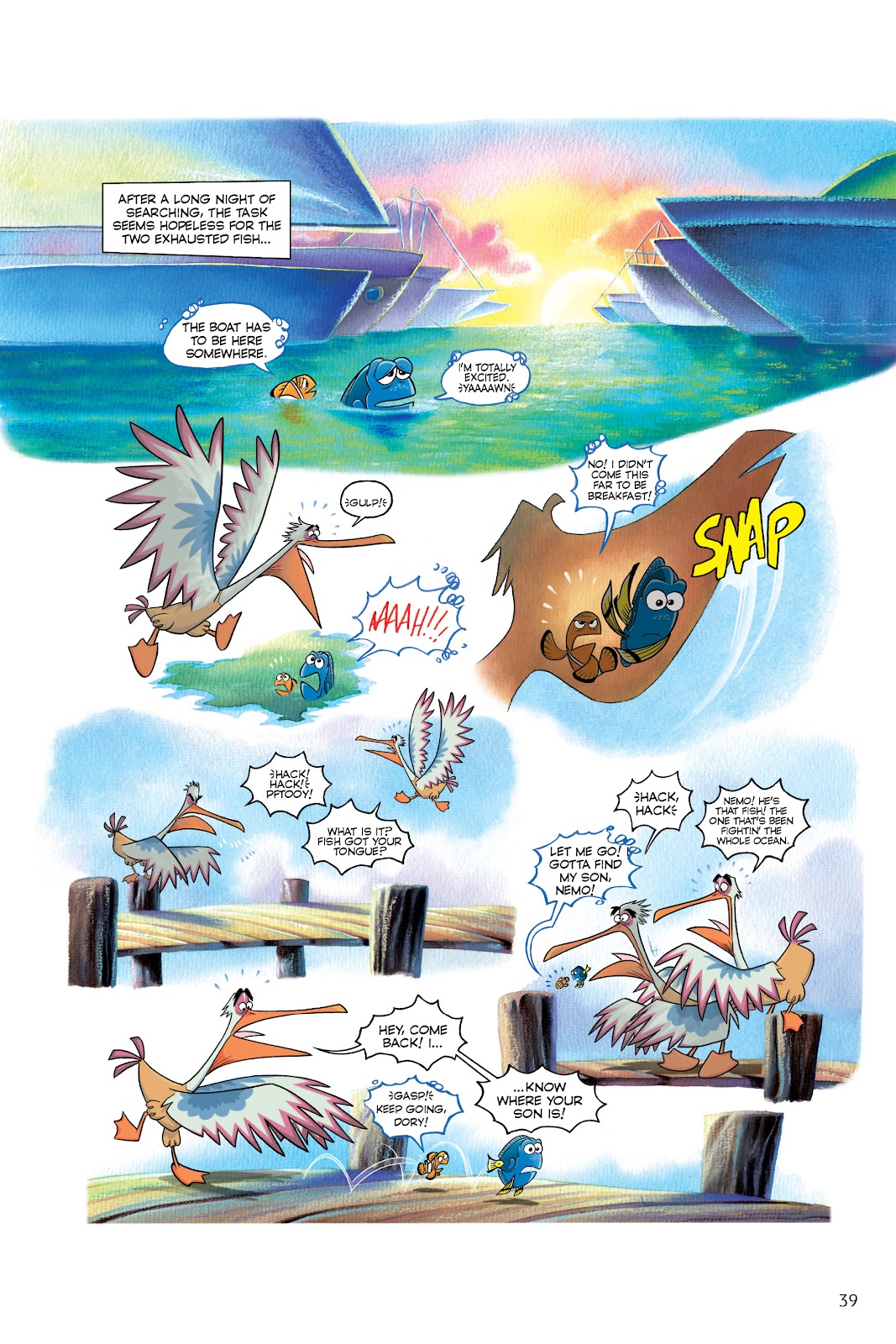Disney/PIXAR Finding Nemo and Finding Dory: The Story of the Movies in Comics issue TPB - Page 39