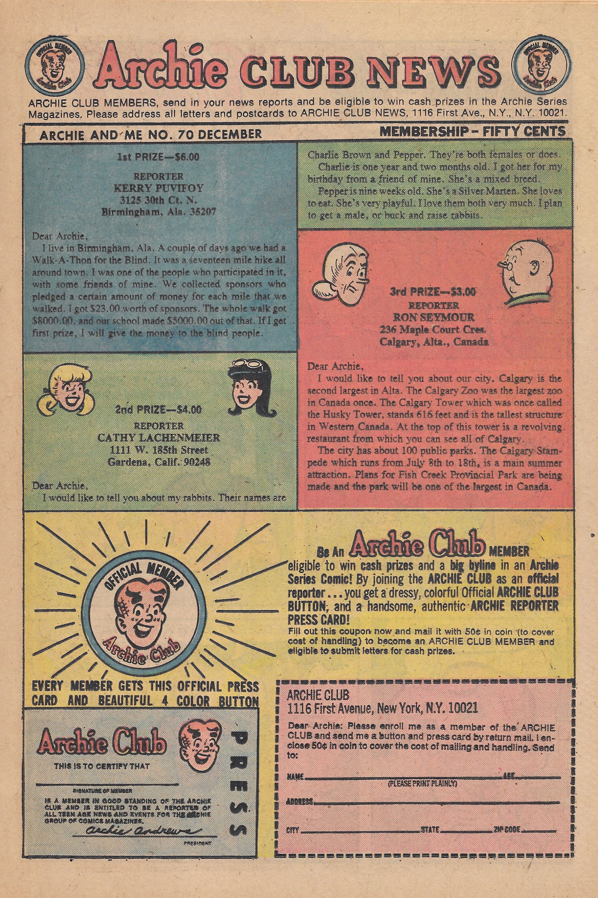 Read online Archie and Me comic -  Issue #70 - 21
