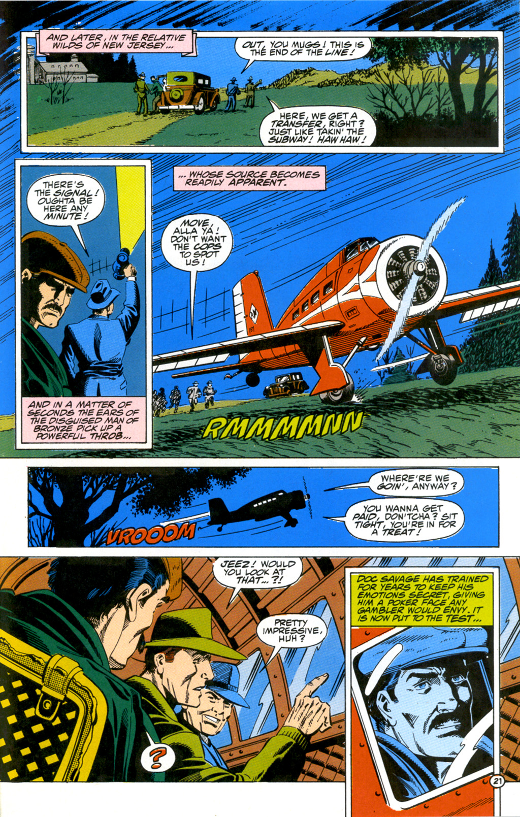 Read online Doc Savage (1988) comic -  Issue #20 - 21