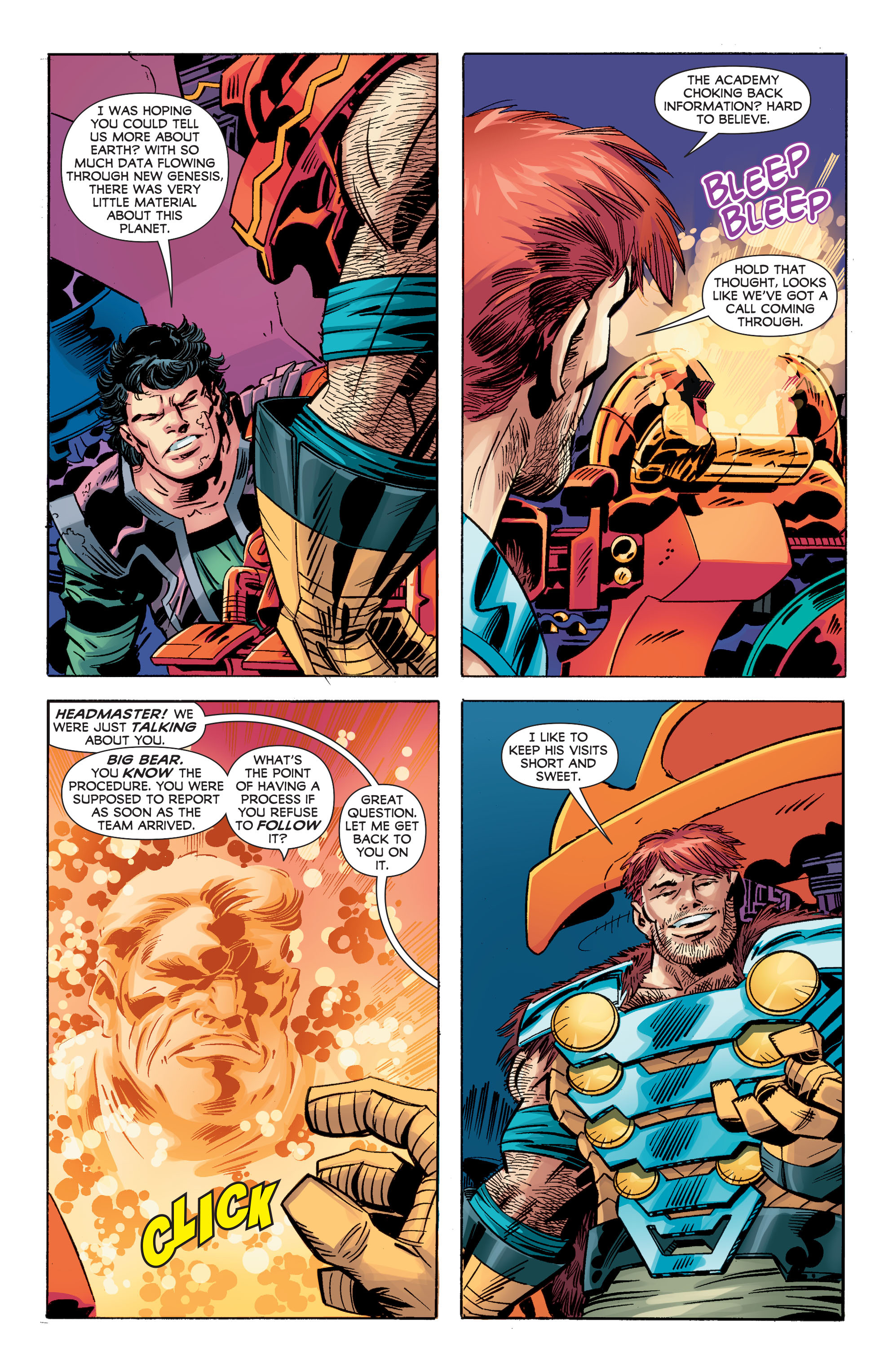 Read online Infinity Man and the Forever People comic -  Issue #1 - 16