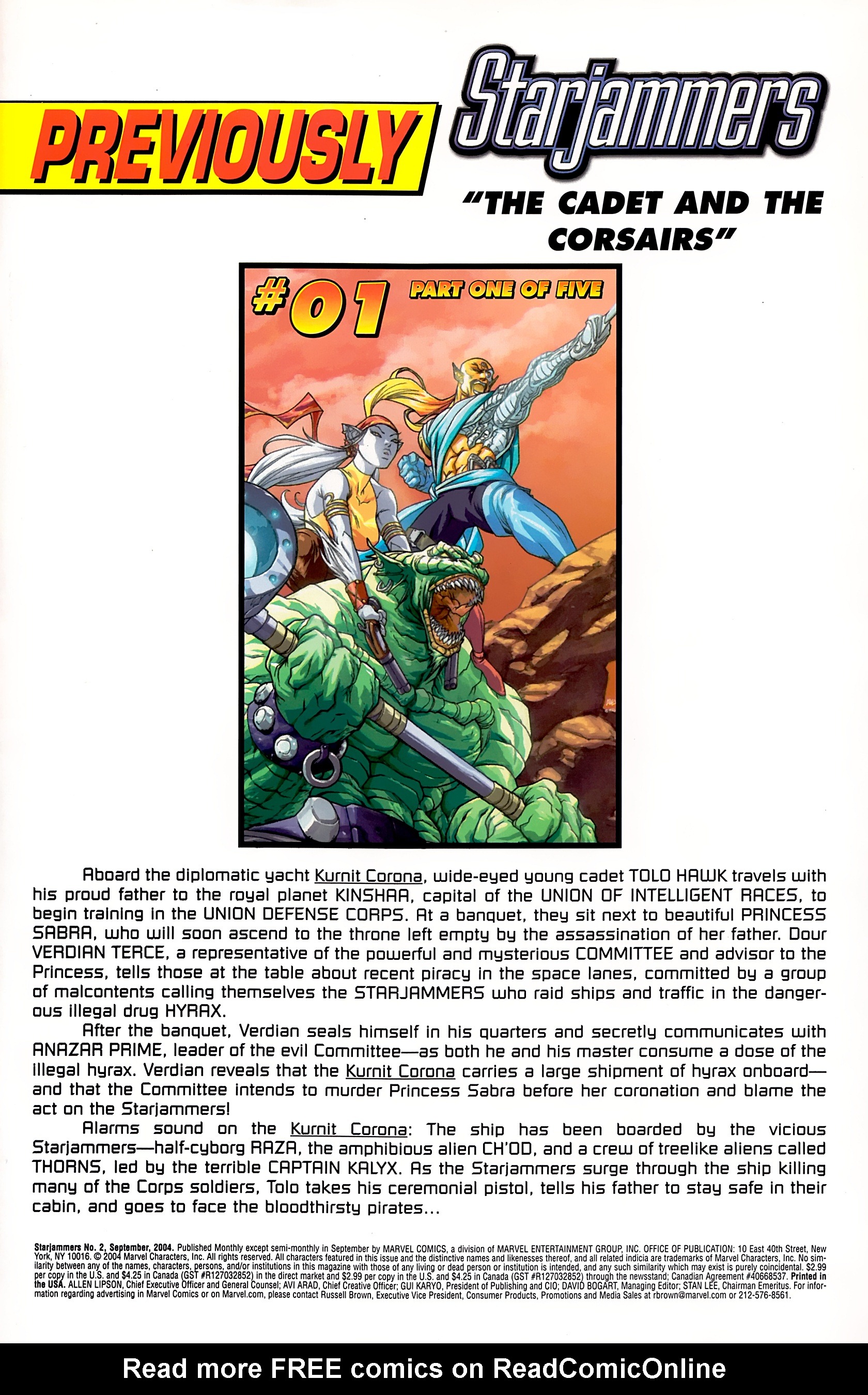 Read online Starjammers (2004) comic -  Issue #2 - 2