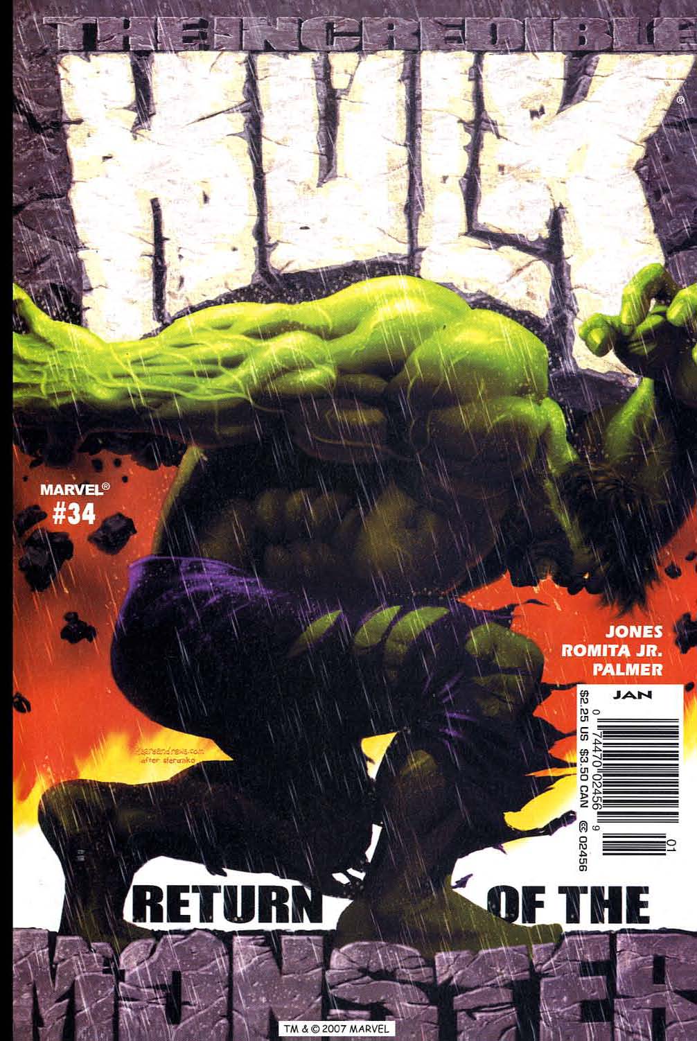 Read online The Incredible Hulk (2000) comic -  Issue #34 - 1