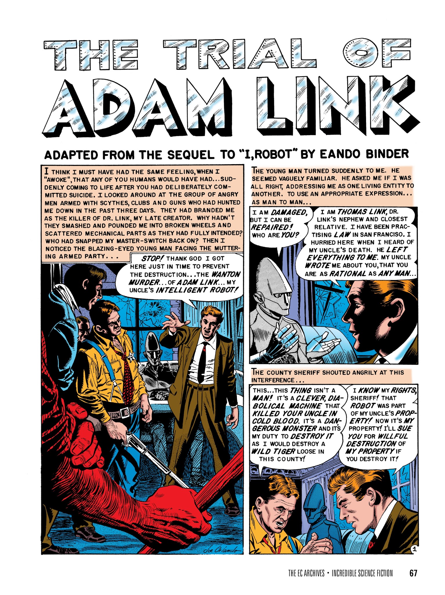 Read online The EC Archives: Incredible Science Fiction comic -  Issue # TPB - 69