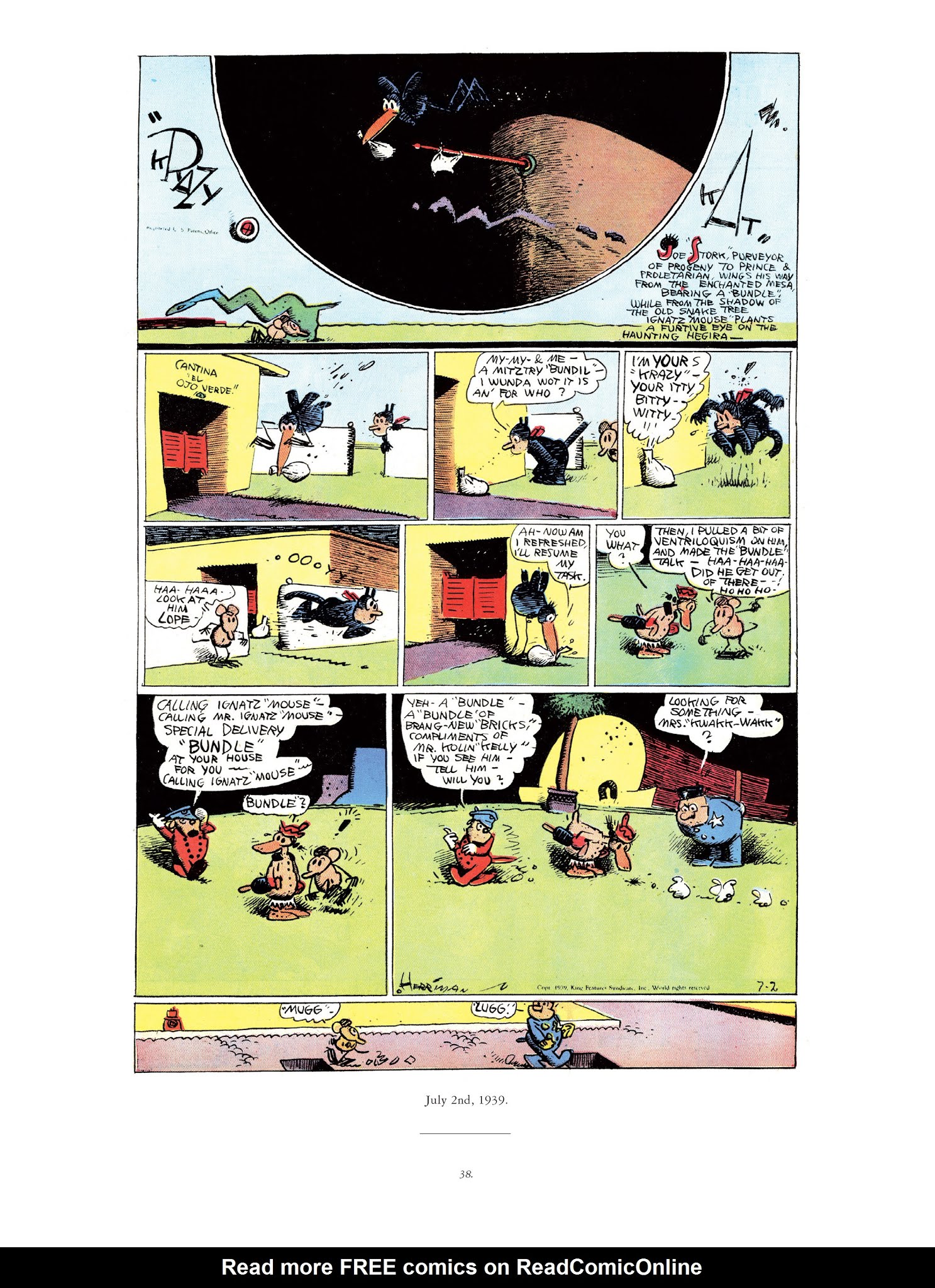 Read online Krazy & Ignatz comic -  Issue # TPB 11 - 38